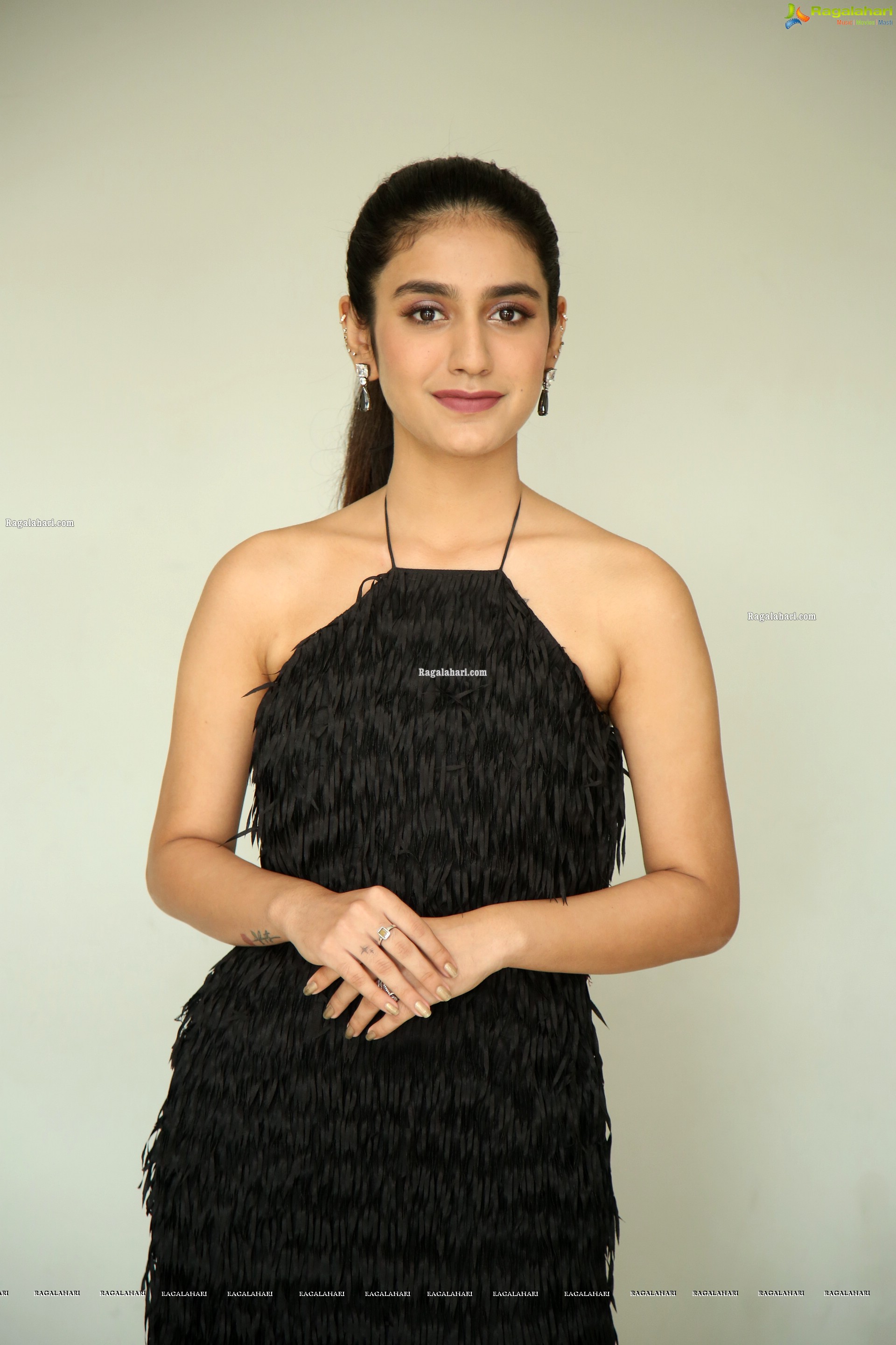 Priya Prakash Varrier at ISHQ Pre Release Press Meet, HD Photo Gallery