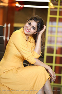 Sanjana Anand Latest Stills in Yellow Dress