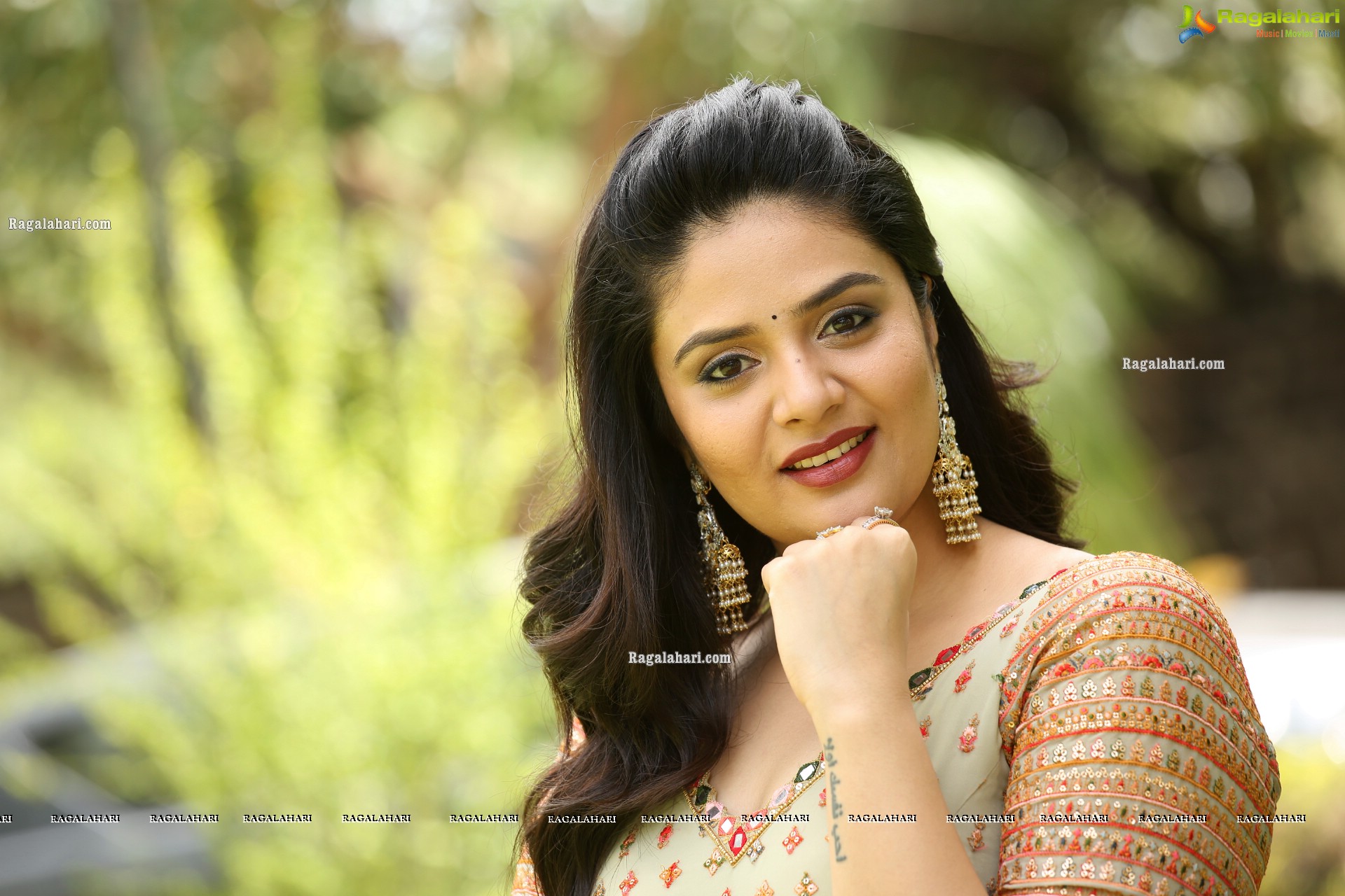 Sreemukhi at Crazy Uncles Movie Song Launch, HD Photo Gallery