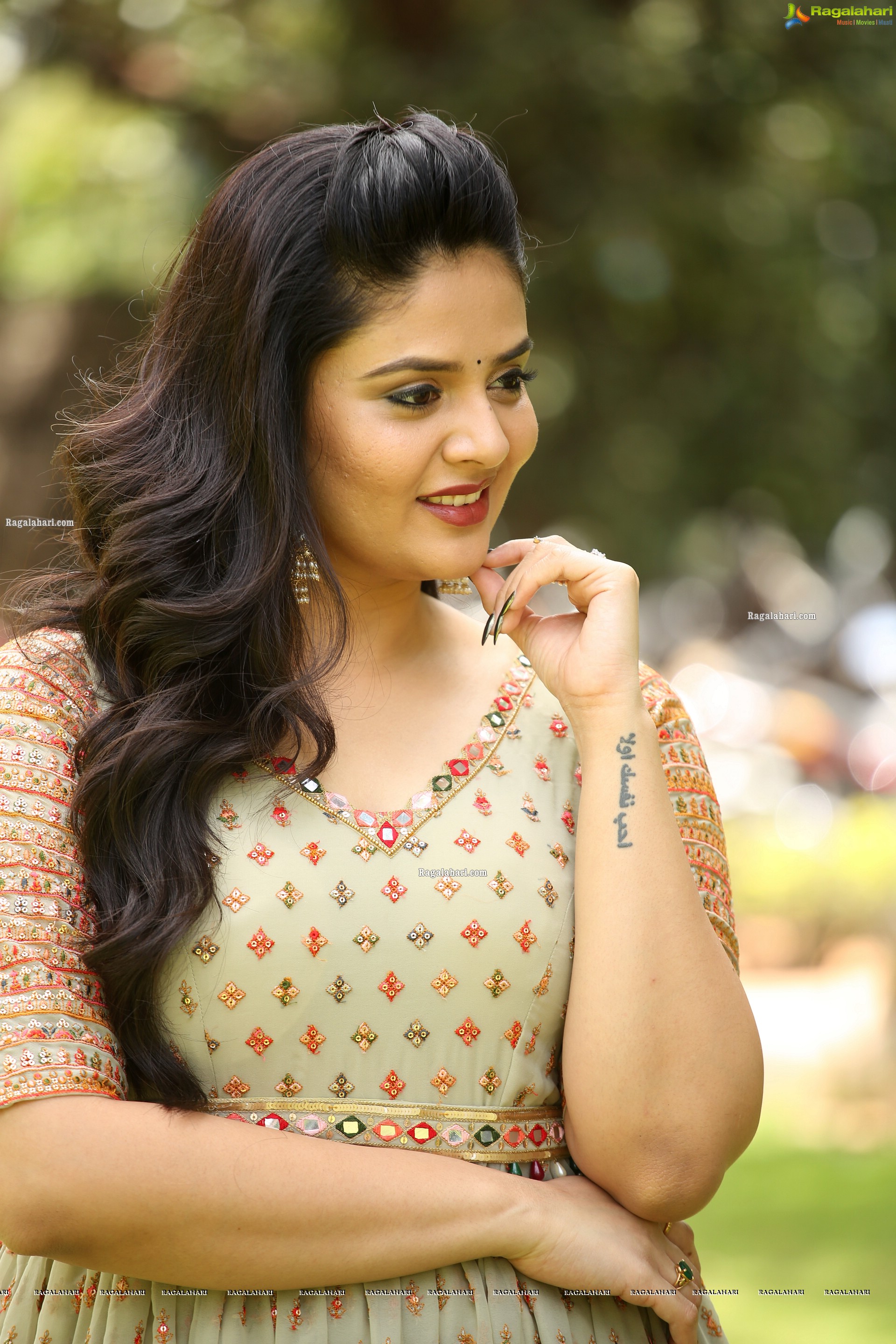 Sreemukhi at Crazy Uncles Movie Song Launch, HD Photo Gallery