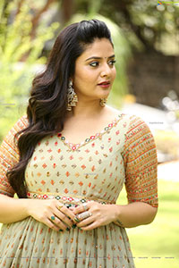 Sreemukhi HD Stills at Crazy Uncles Movie Song Launch