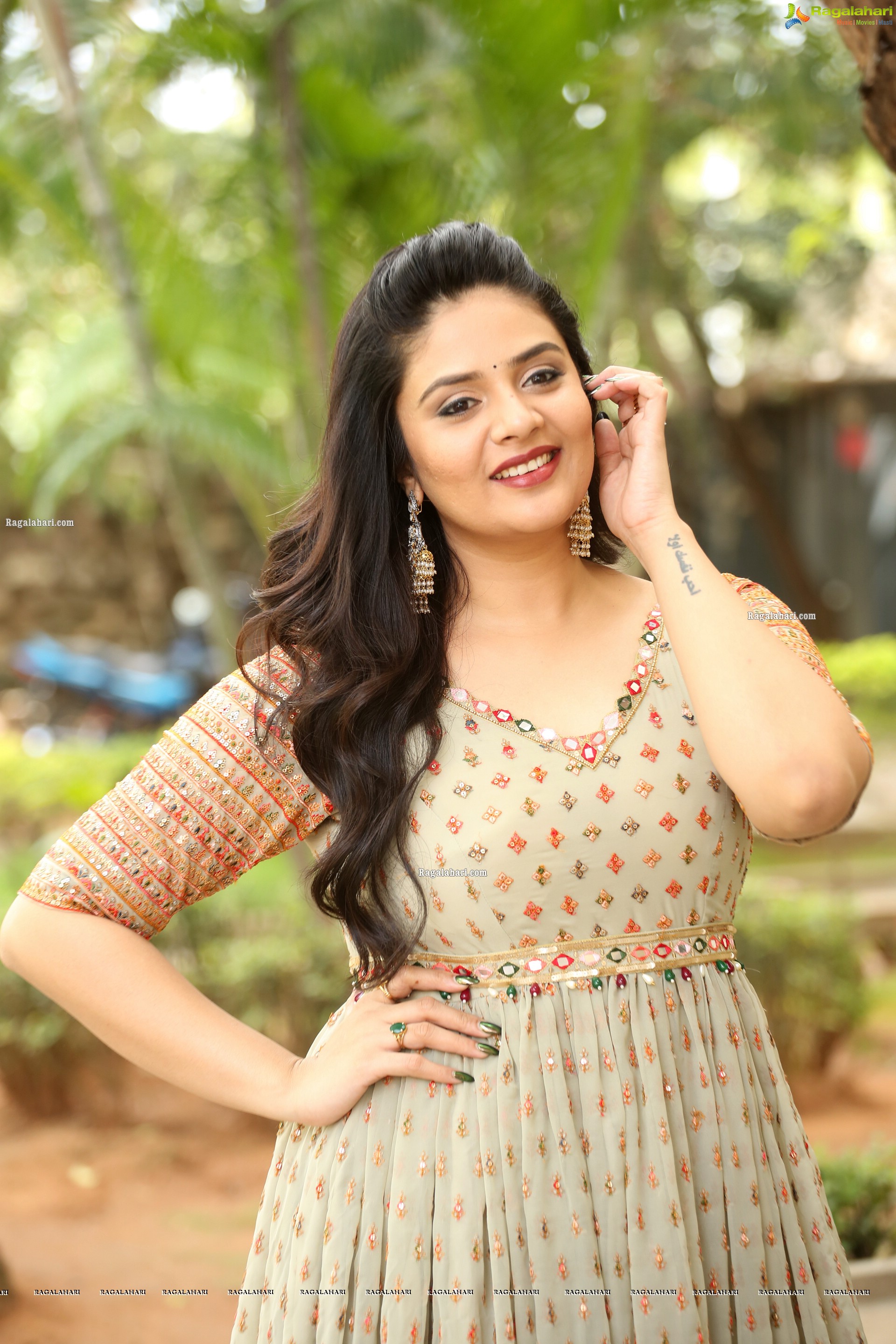 Sreemukhi at Crazy Uncles Movie Song Launch, HD Photo Gallery