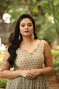 Sreemukhi HD Stills at Crazy Uncles Movie Song Launch