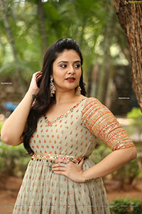 Sreemukhi HD Stills at Crazy Uncles Movie Song Launch