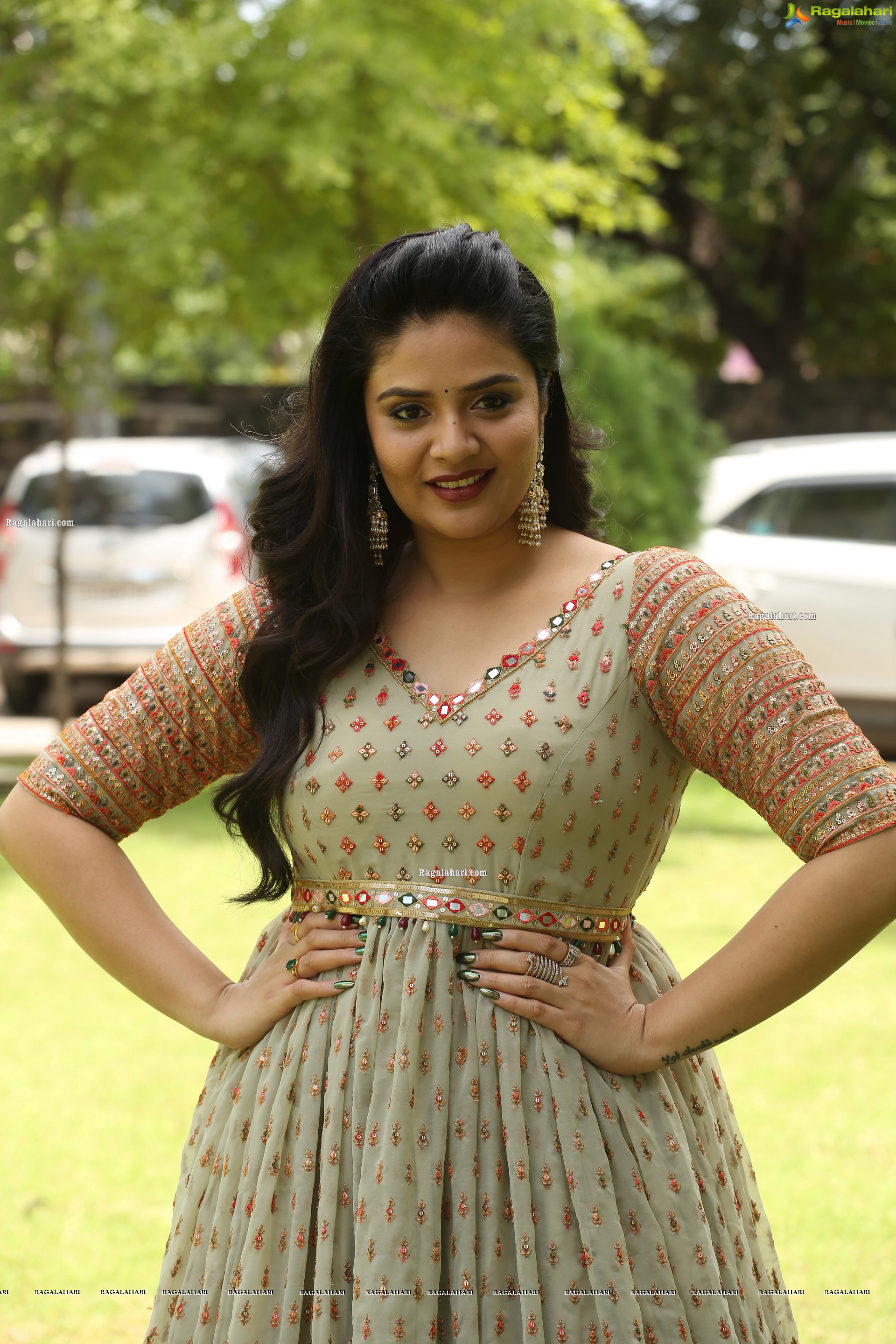 Sreemukhi at Crazy Uncles Movie Song Launch, HD Photo Gallery