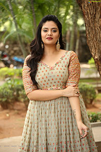 Sreemukhi HD Stills at Crazy Uncles Movie Song Launch