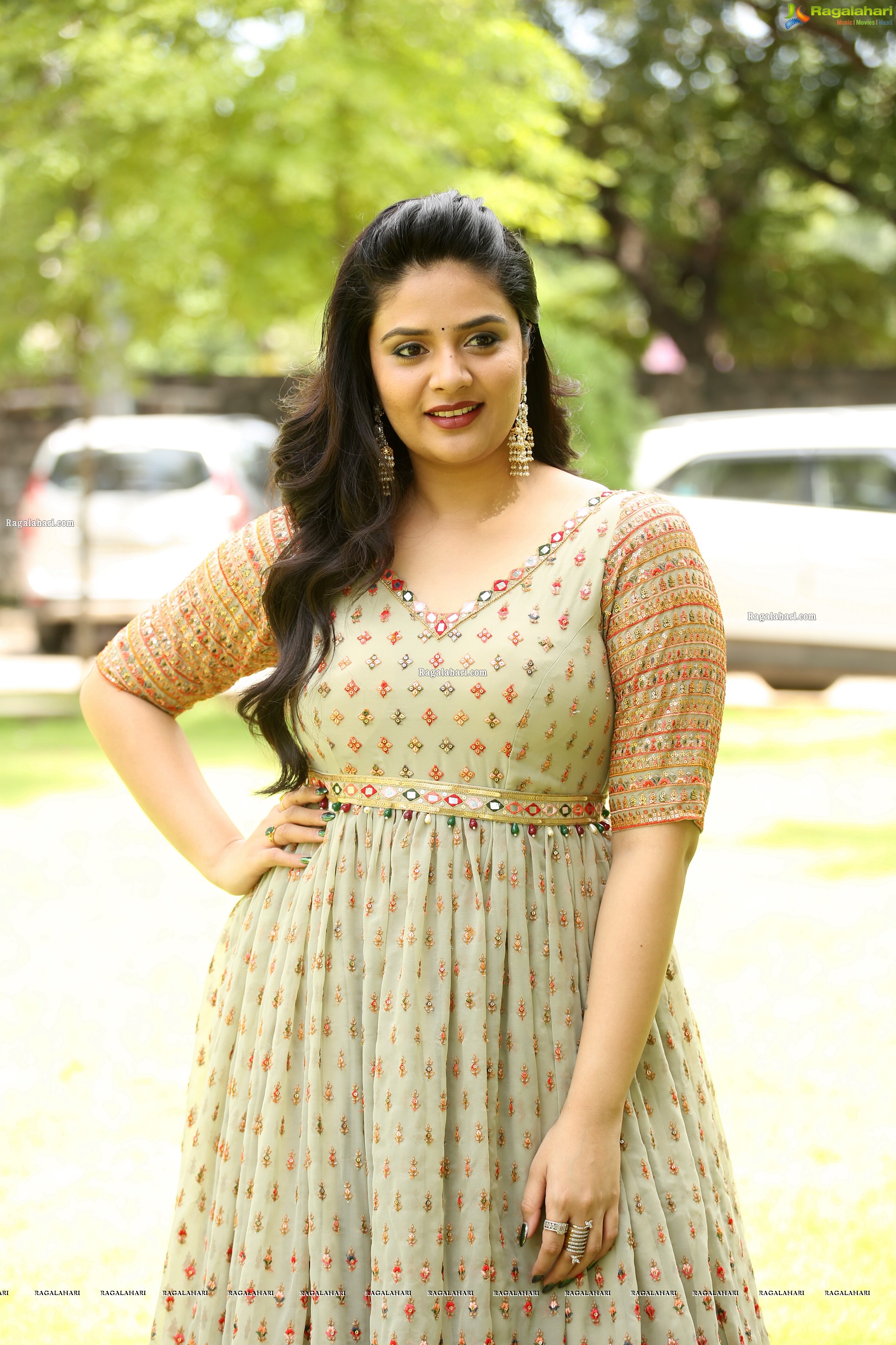 Sreemukhi at Crazy Uncles Movie Song Launch, HD Photo Gallery