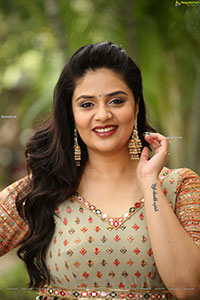 Sreemukhi HD Stills at Crazy Uncles Movie Song Launch