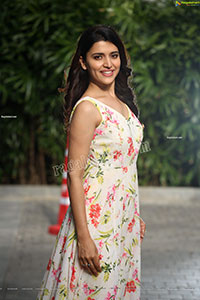 Chitra Shukla in White Floral Dress Exclusive Shoot