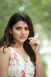 Chitra Shukla in White Floral Dress Exclusive Shoot