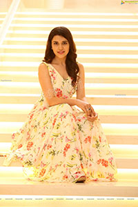 Chitra Shukla in White Floral Dress Exclusive Shoot