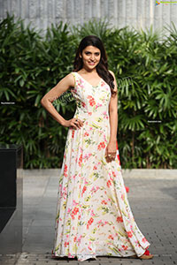 Chitra Shukla in White Floral Dress Exclusive Shoot