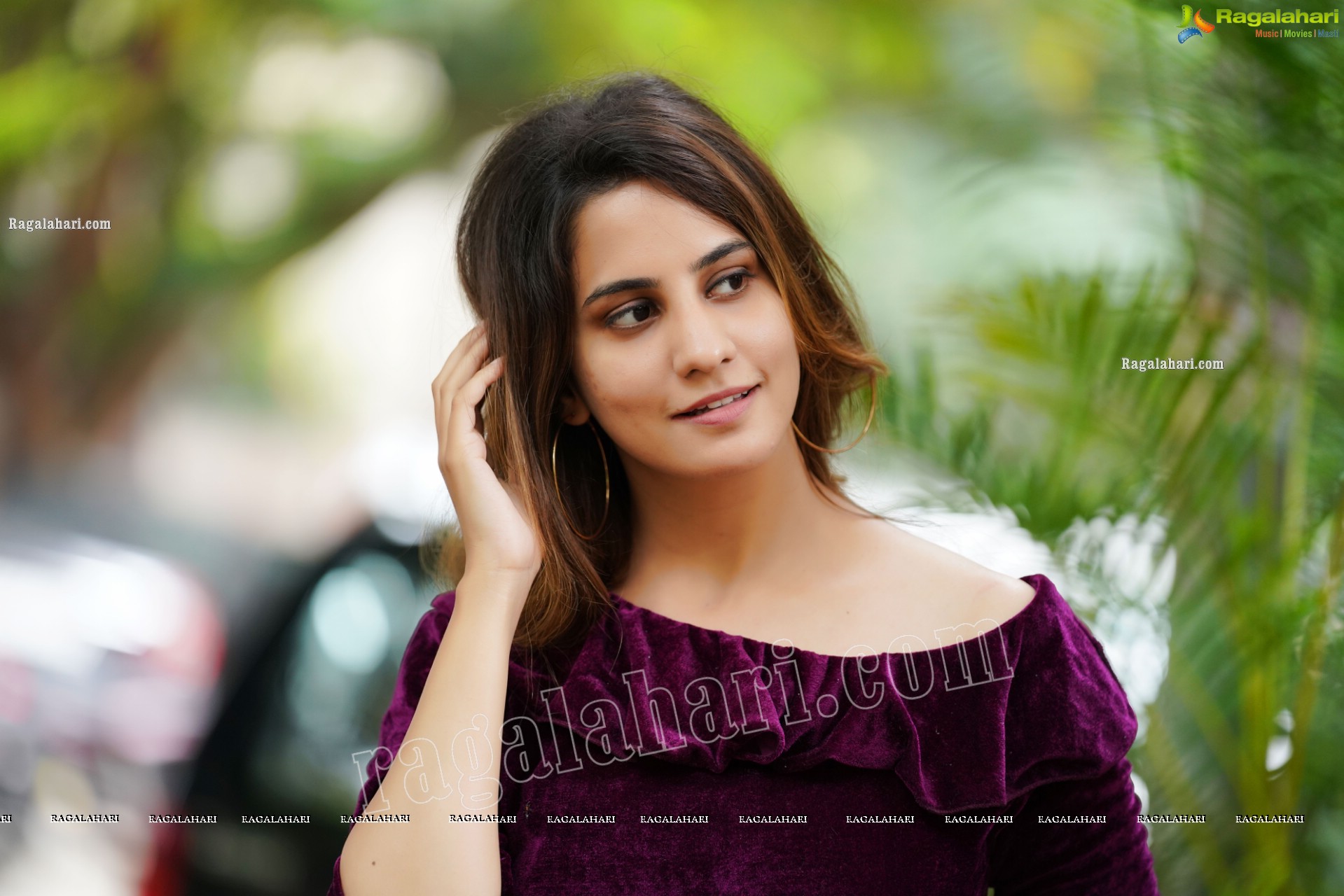 Tejal Tammali in Purple Velvet Jumpsuit, Exclusive Photoshoot