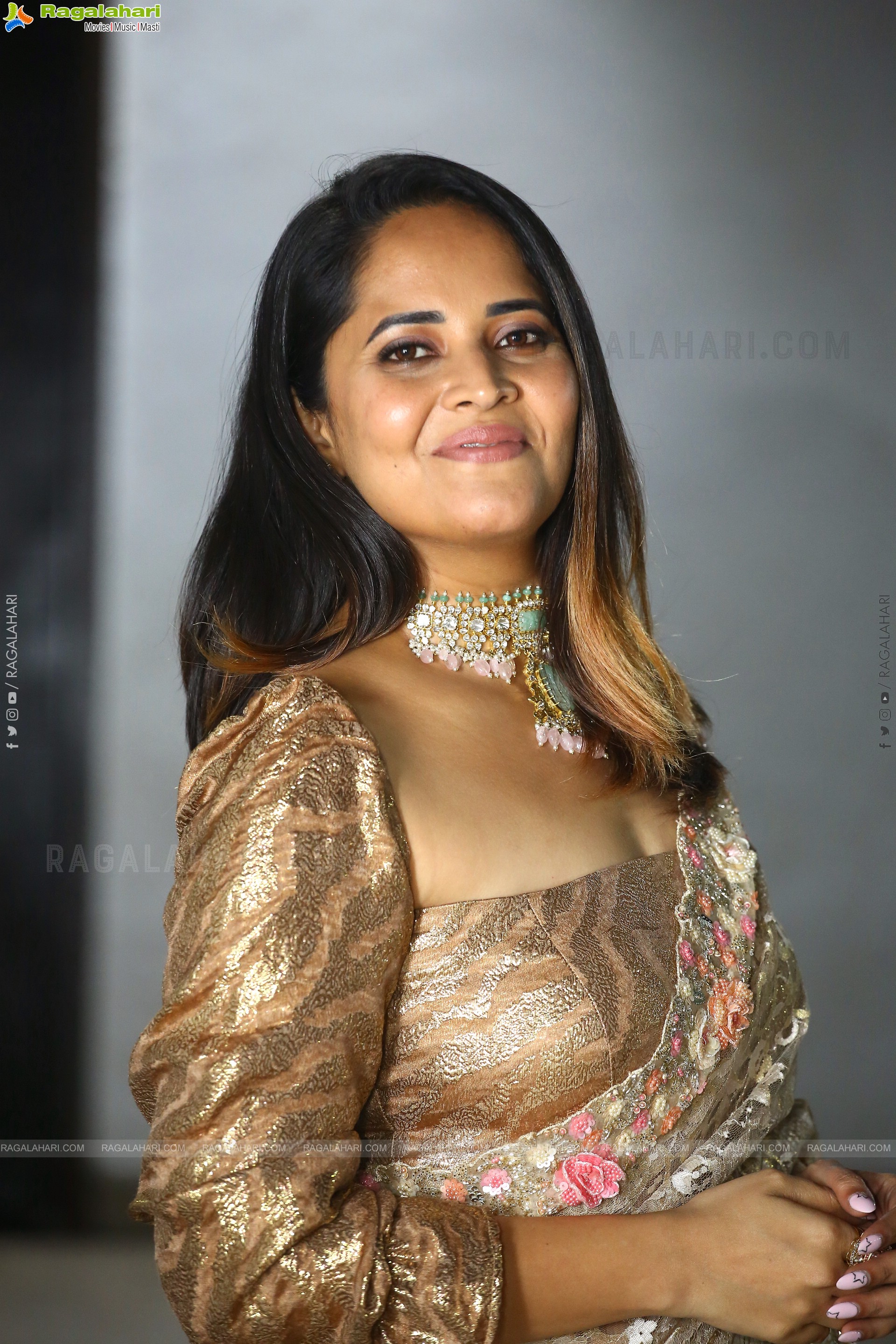 Anasuya Bharadwaj at Darja Movie Press Meet, HD Photo Gallery