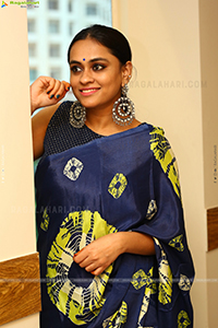 Anchor Geetha Bhagat at Thank You Pre-Release Event