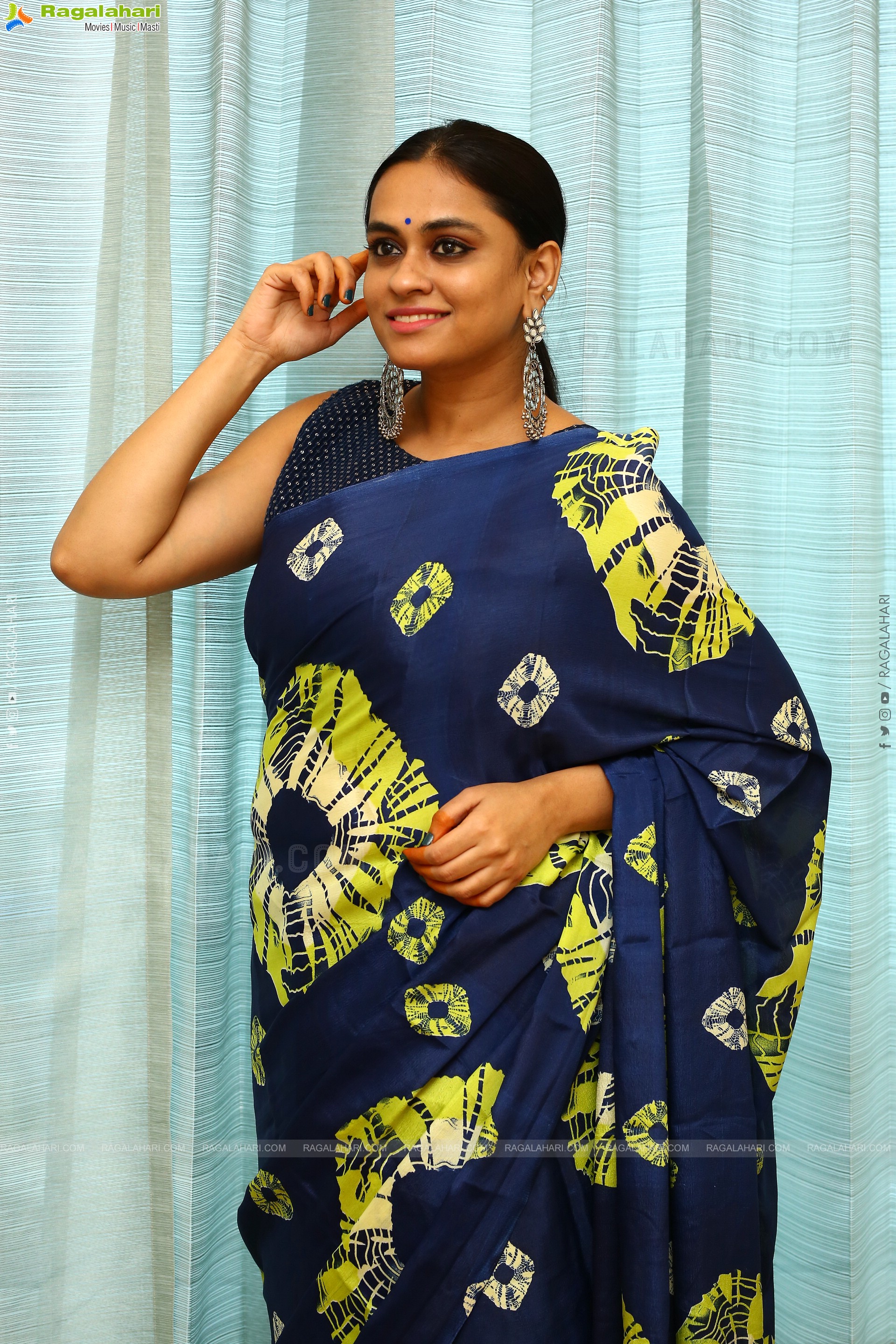 Anchor Geetha Bhagat at Thank You Movie Pre-Release Event, HD Photo Gallery