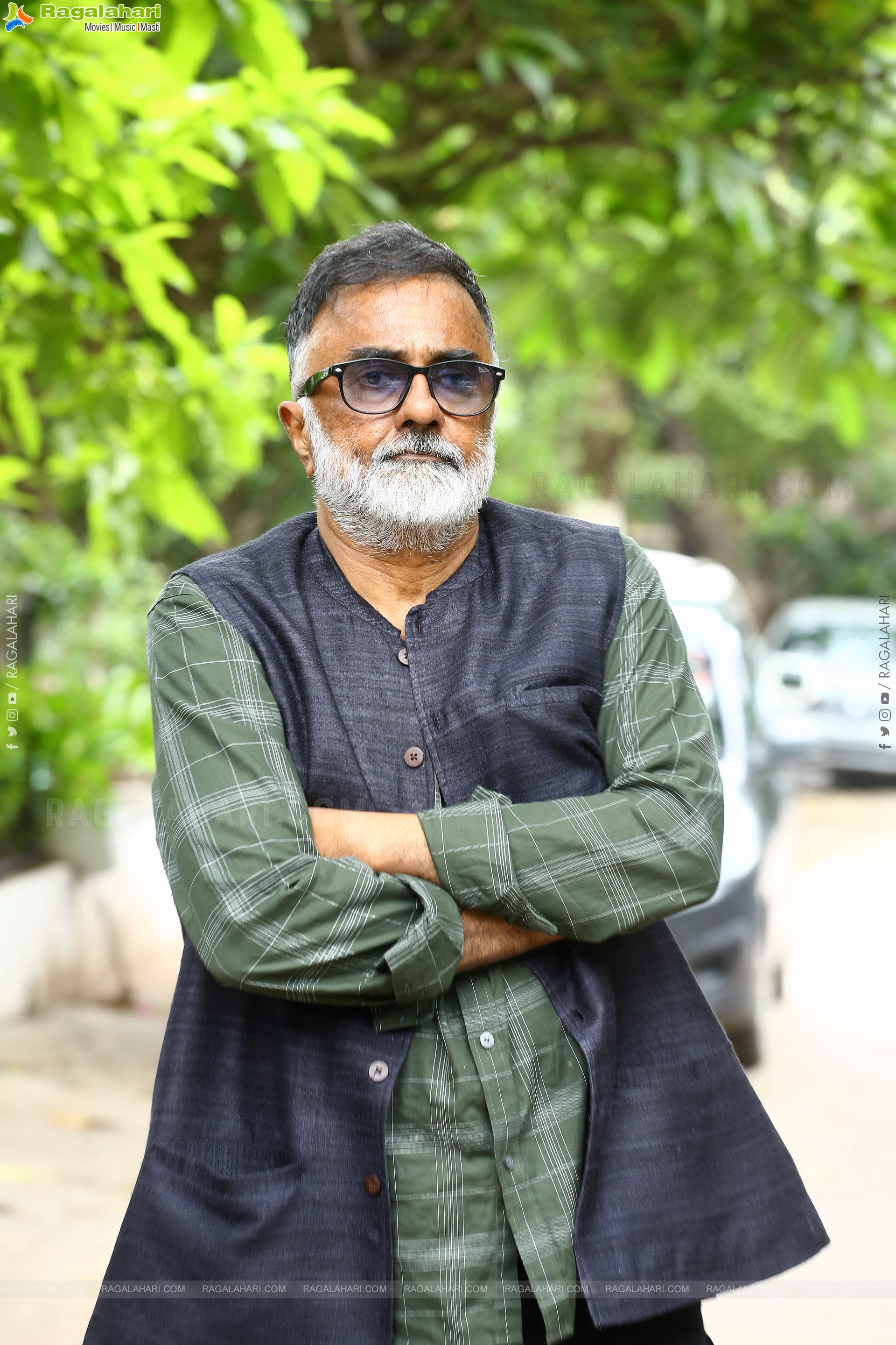 Cinematographer PC Sreeram Stills at Thank You Movie Interview