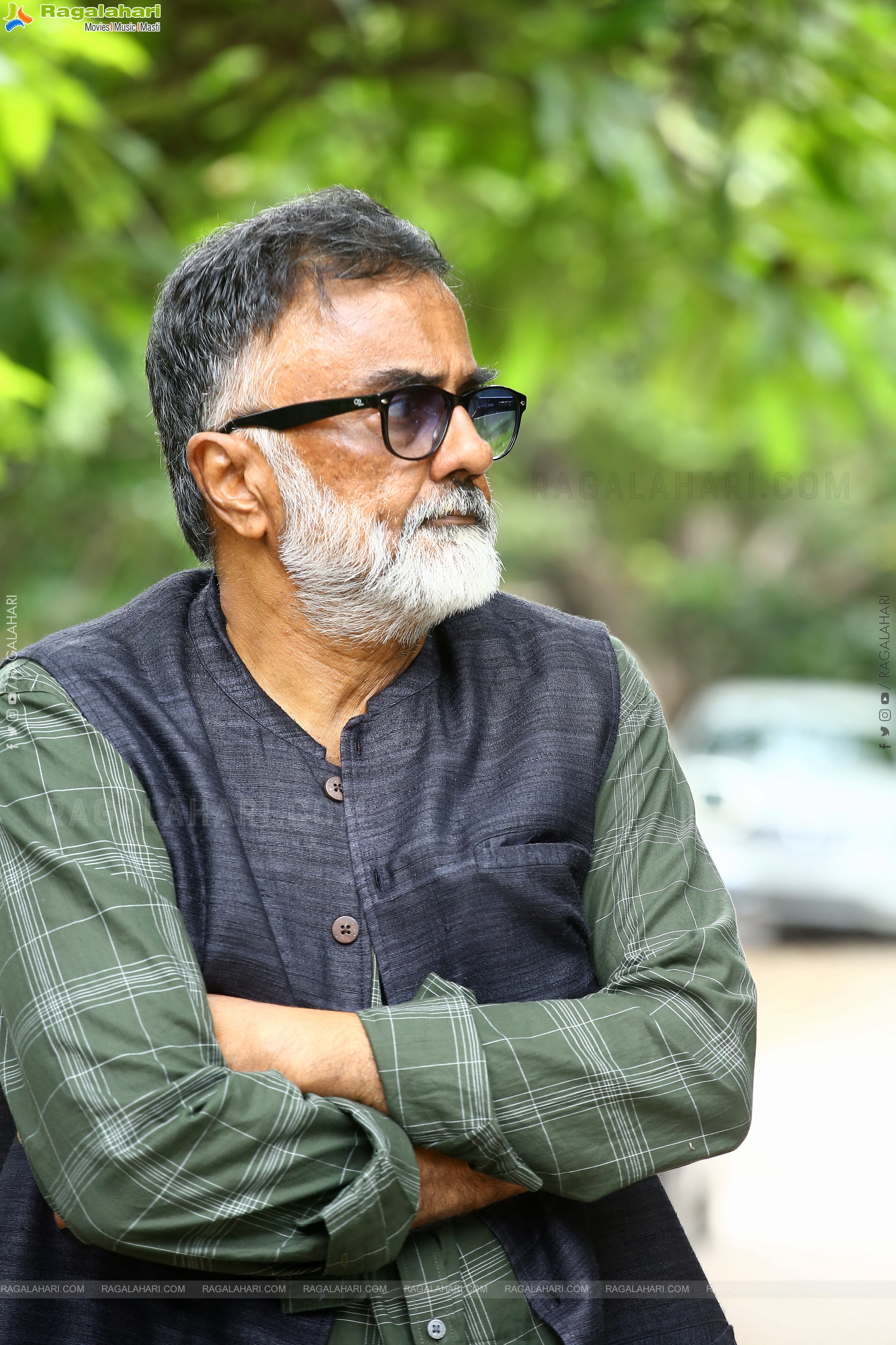 Cinematographer PC Sreeram Stills at Thank You Movie Interview