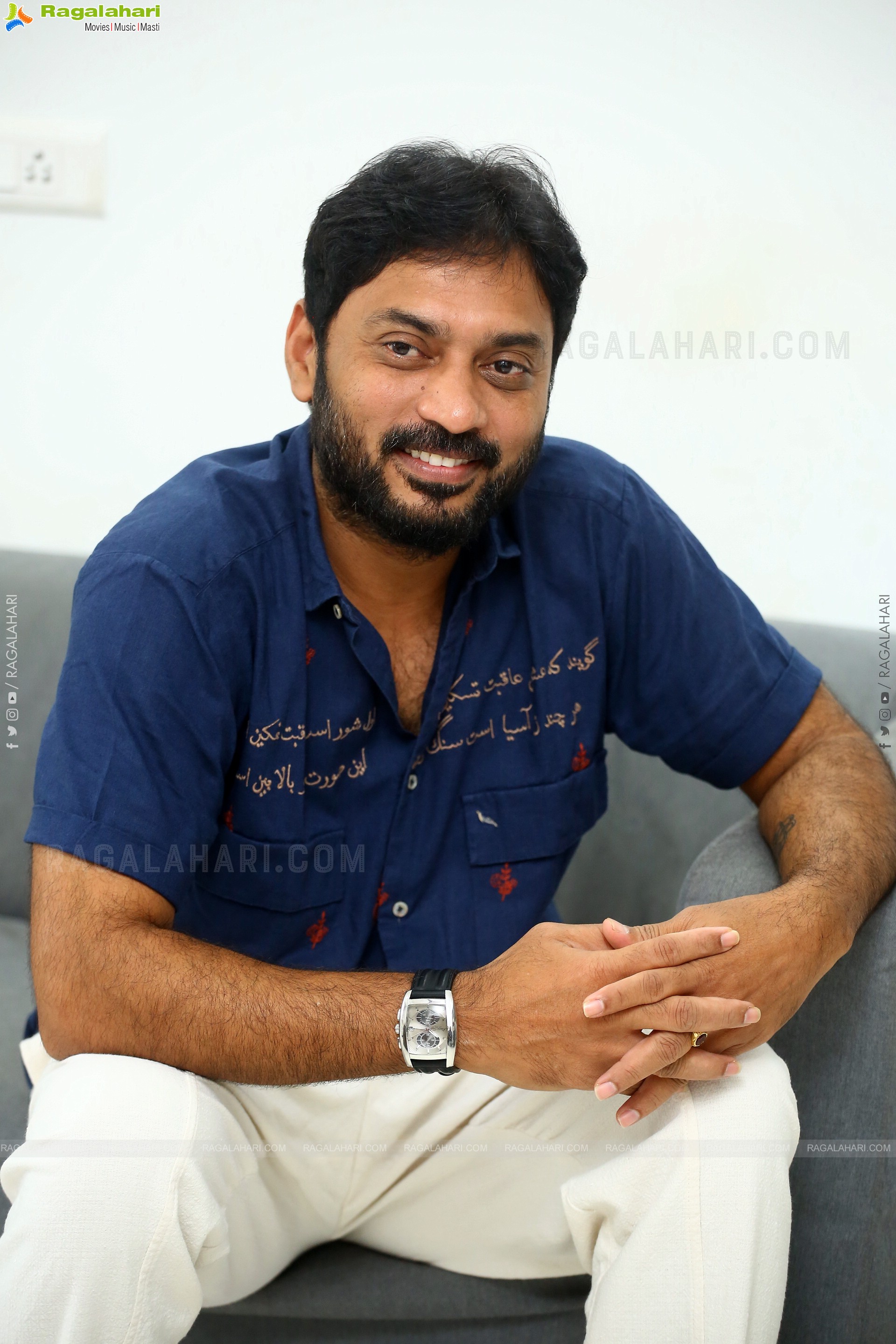 Director Sarath Mandava Stills at Ramarao On Duty Interview