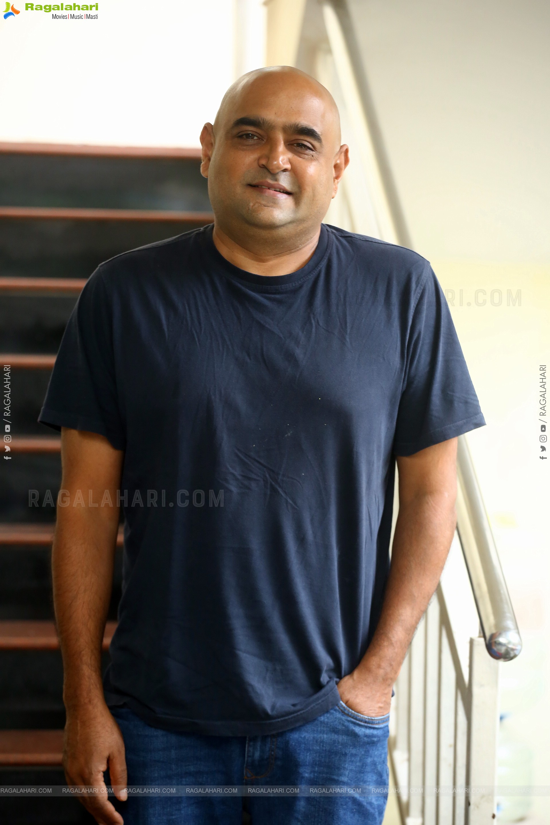 Director Vikram K Kumar Stills at Thank You Movie Interview