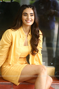 Divyansha Kaushik at Ramarao On Duty Interview