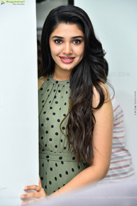 Krithi Shetty at The Warrior Movie Interview