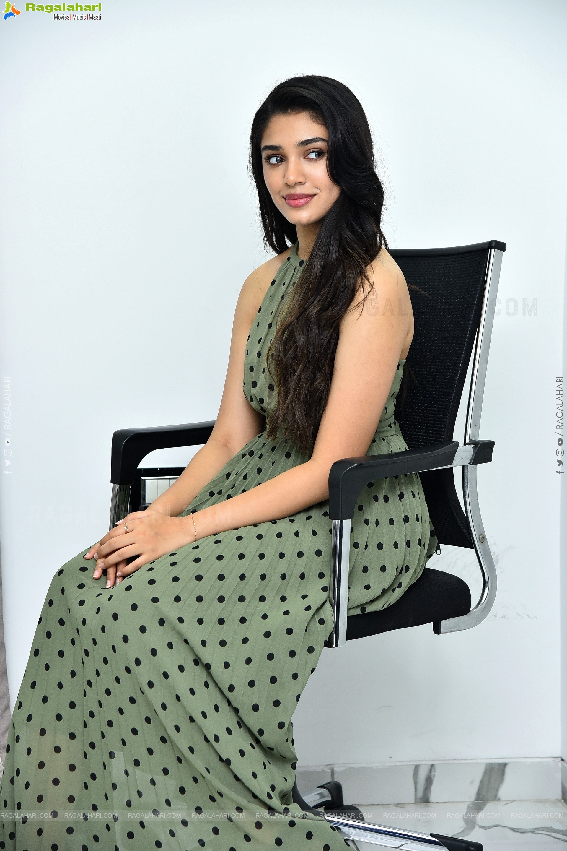 Krithi Shetty at The Warrior Movie Interview, HD Photo Gallery