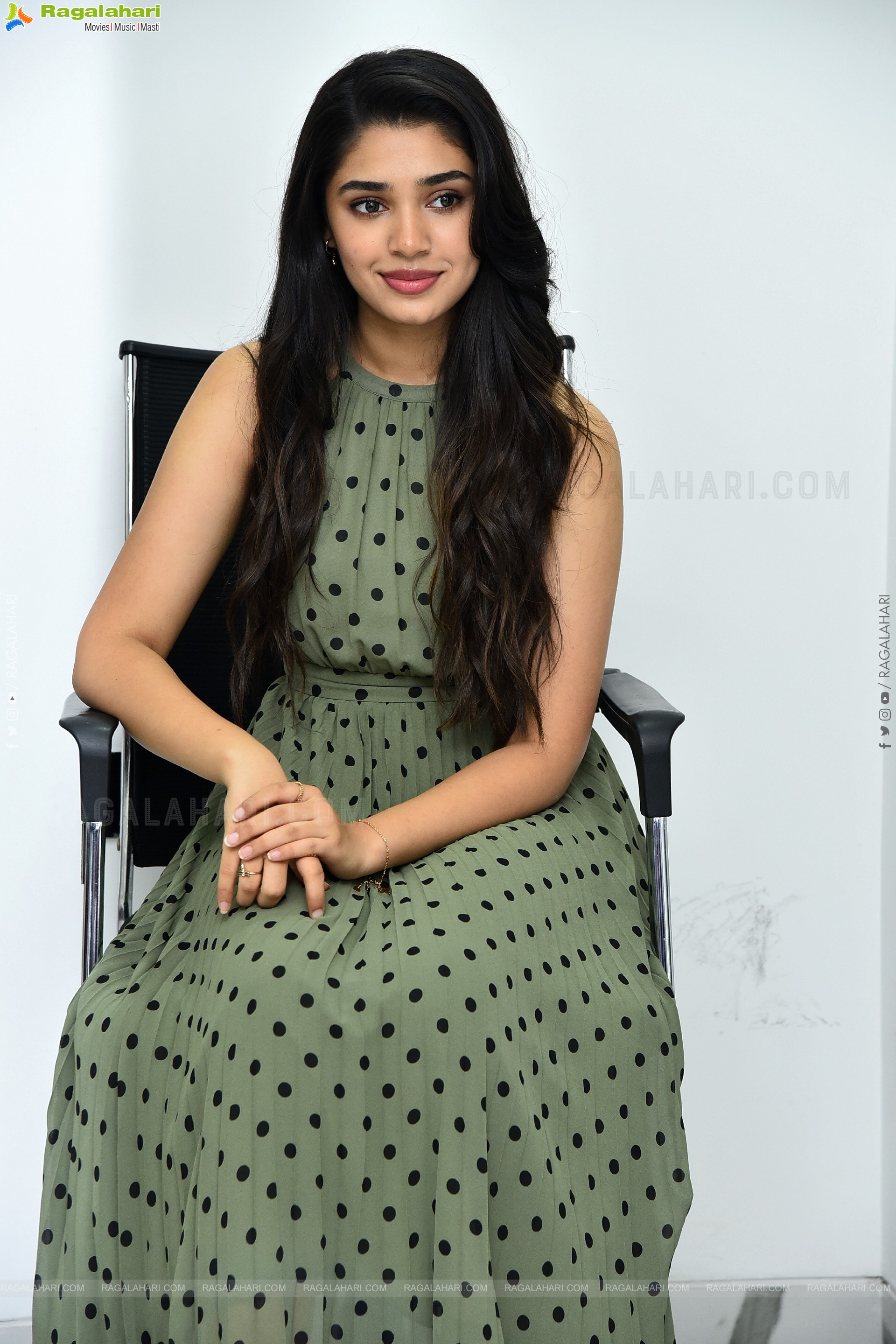 Krithi Shetty at The Warrior Movie Interview, HD Photo Gallery