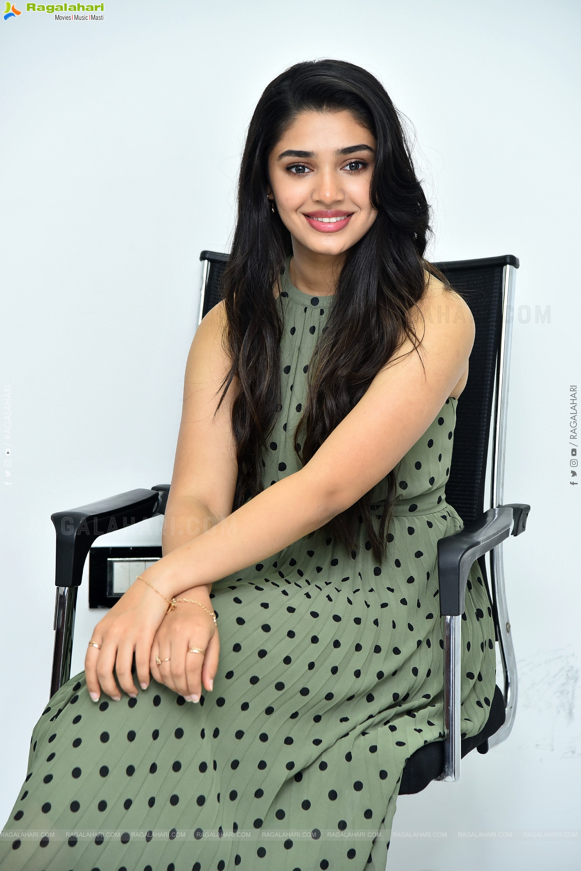 Krithi Shetty at The Warrior Movie Interview, HD Photo Gallery