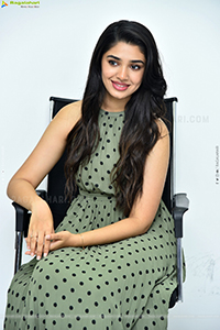 Krithi Shetty at The Warrior Movie Interview