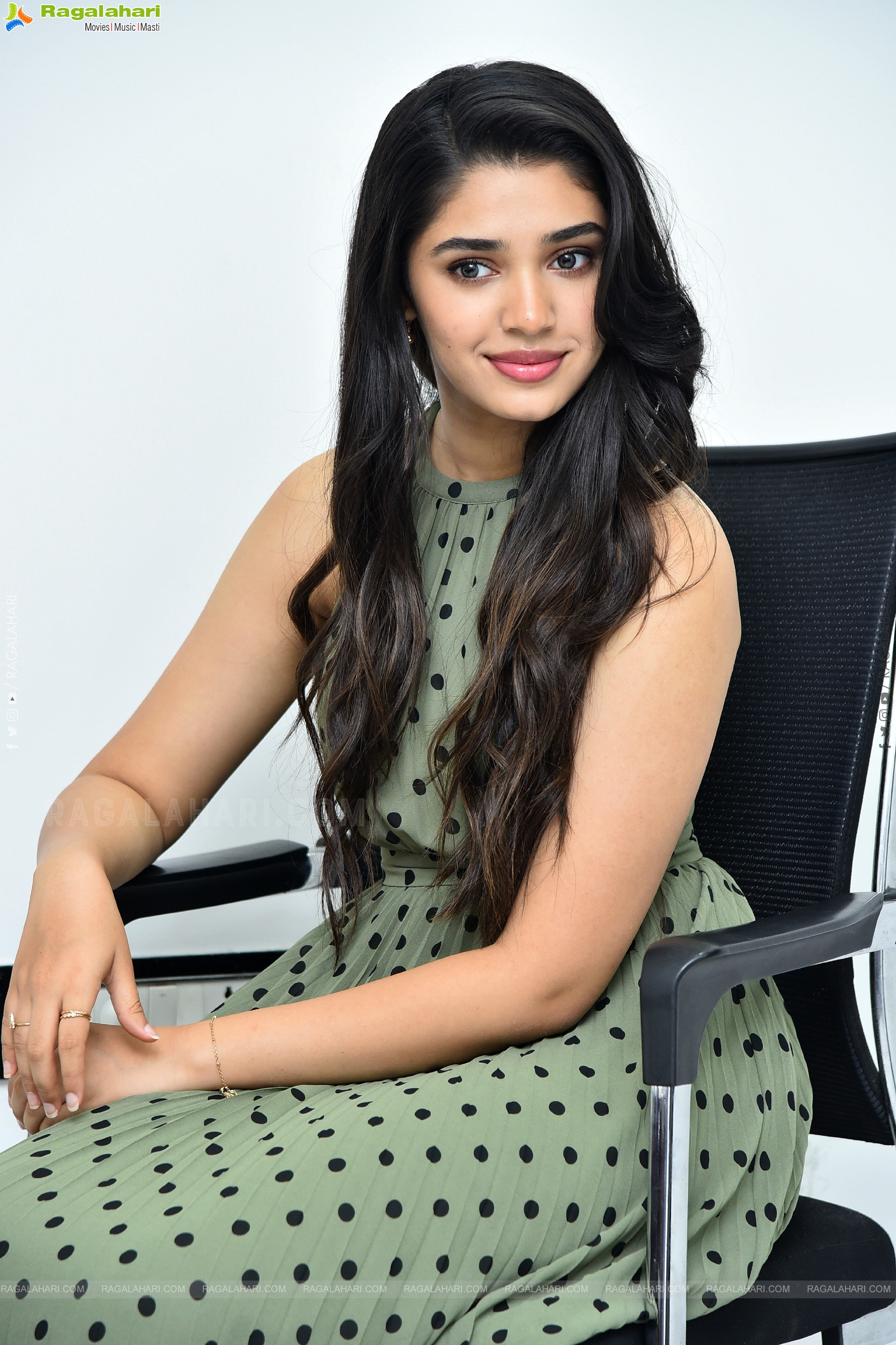 Krithi Shetty at The Warrior Movie Interview, HD Photo Gallery