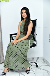 Krithi Shetty at The Warrior Movie Interview