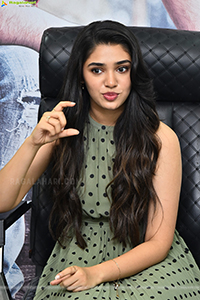 Krithi Shetty at The Warrior Movie Interview