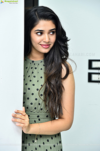 Krithi Shetty at The Warrior Movie Interview