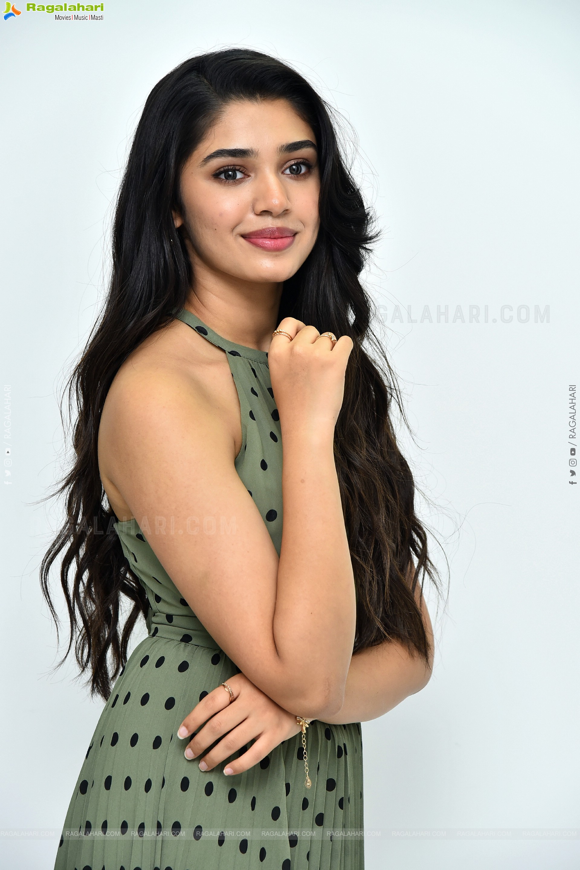 Krithi Shetty at The Warrior Movie Interview, HD Photo Gallery