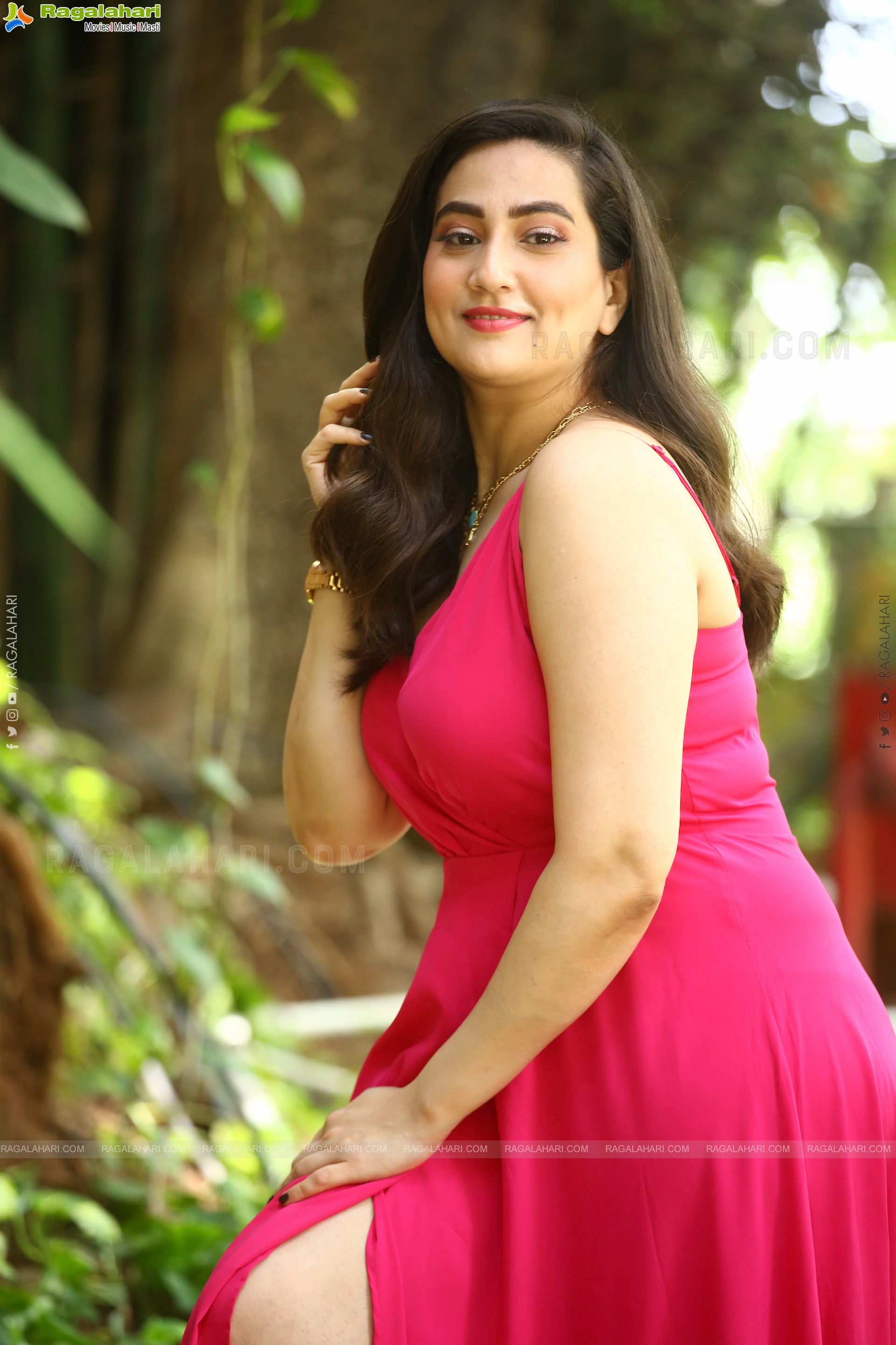 Anchor Manjusha at Thank You Movie Team Media Interaction, HD Photo Gallery