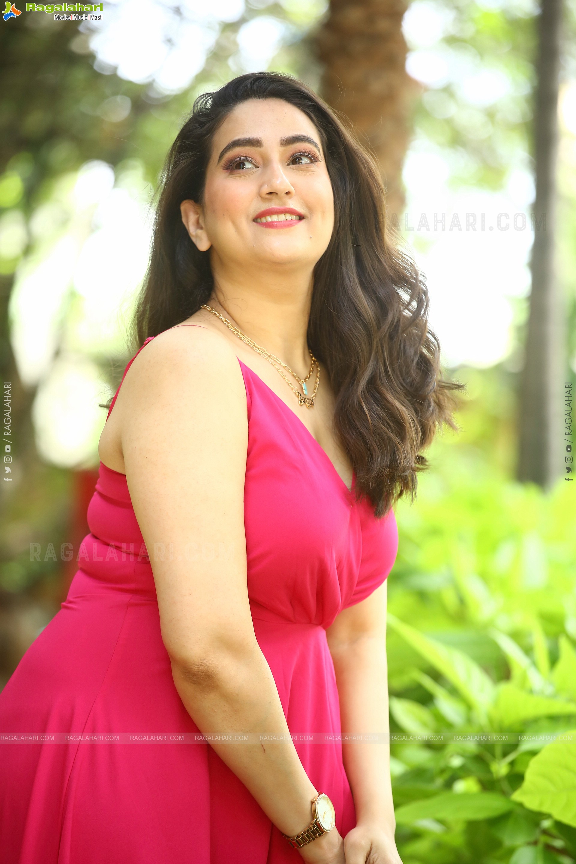 Anchor Manjusha at Thank You Movie Team Media Interaction, HD Photo Gallery