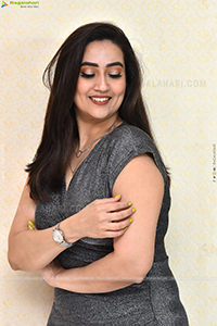 Anchor Manjusha at The Warrior Success Meet