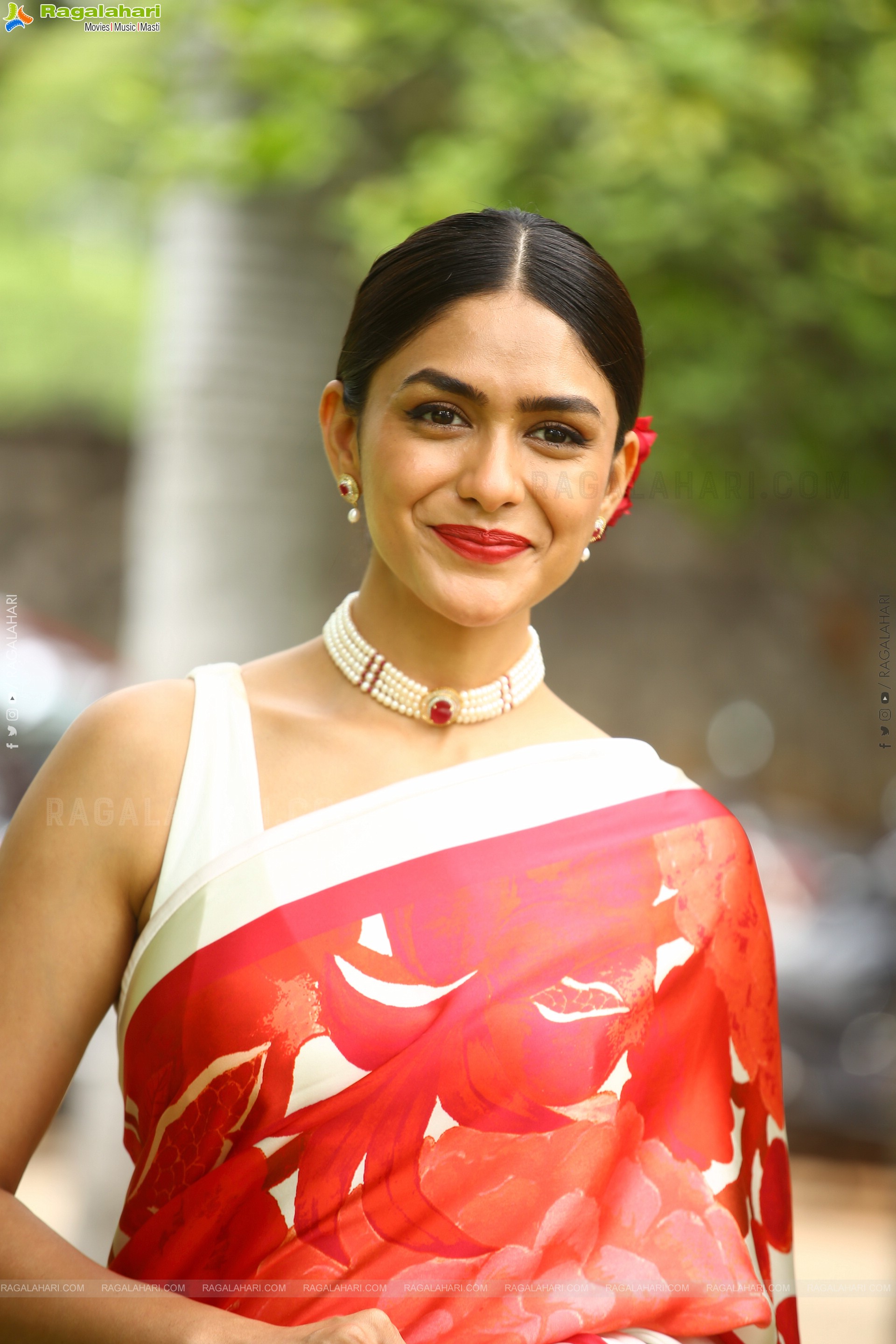 Mrunal Thakur at Sita Ramam Movie Song Launch, HD Photo Gallery