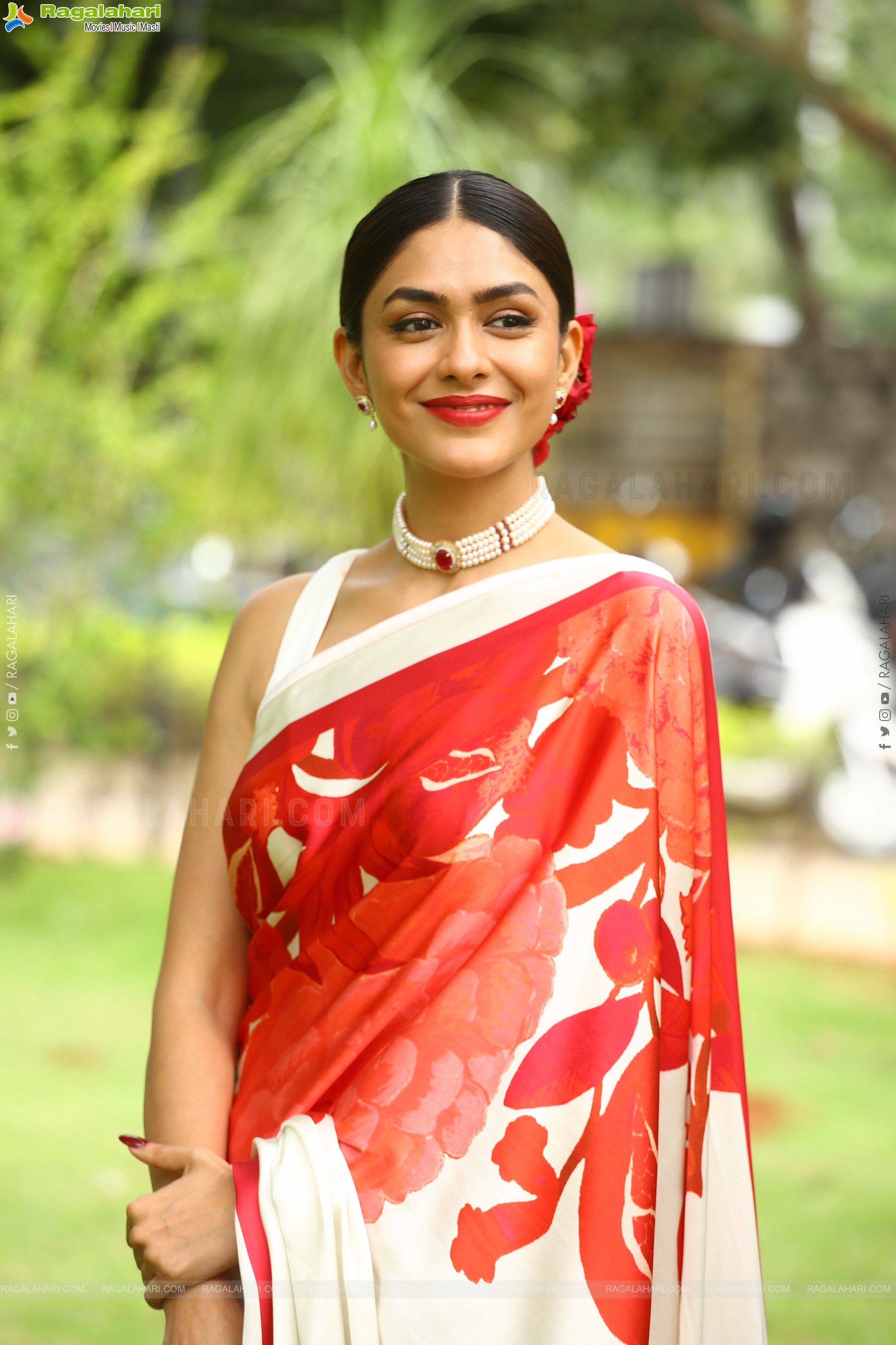 Mrunal Thakur at Sita Ramam Movie Song Launch, HD Photo Gallery