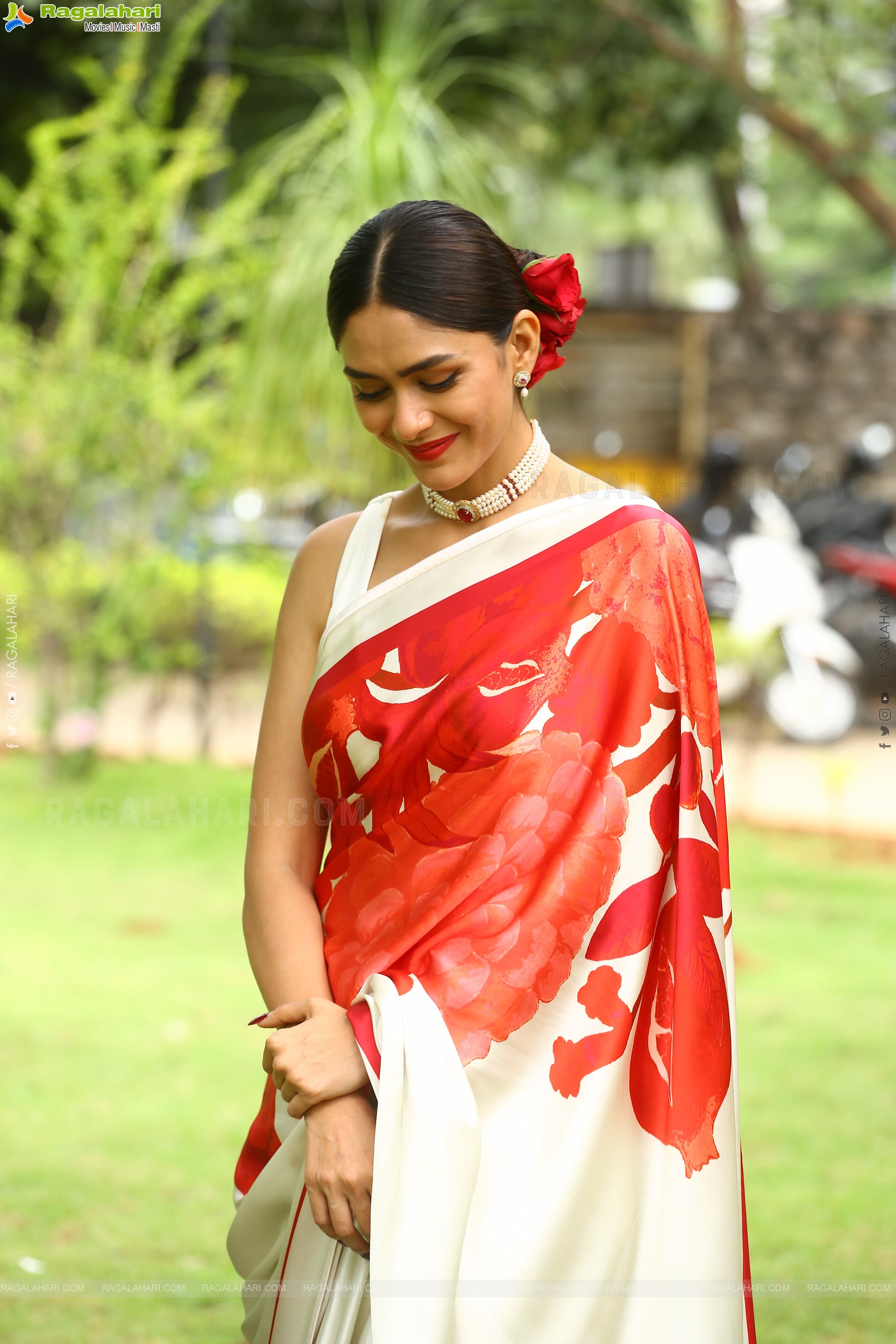 Mrunal Thakur at Sita Ramam Movie Song Launch, HD Photo Gallery