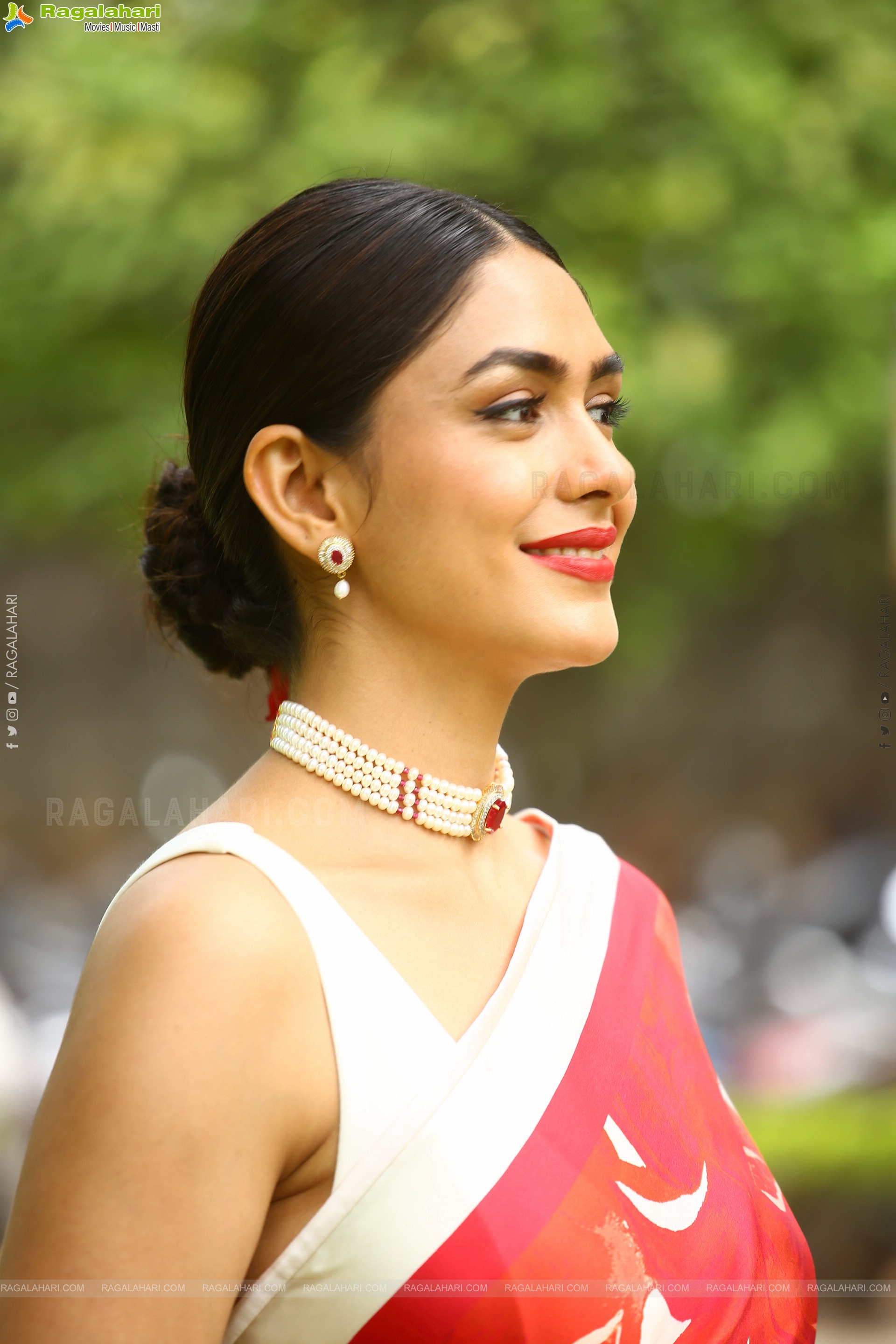 Mrunal Thakur at Sita Ramam Movie Song Launch, HD Photo Gallery