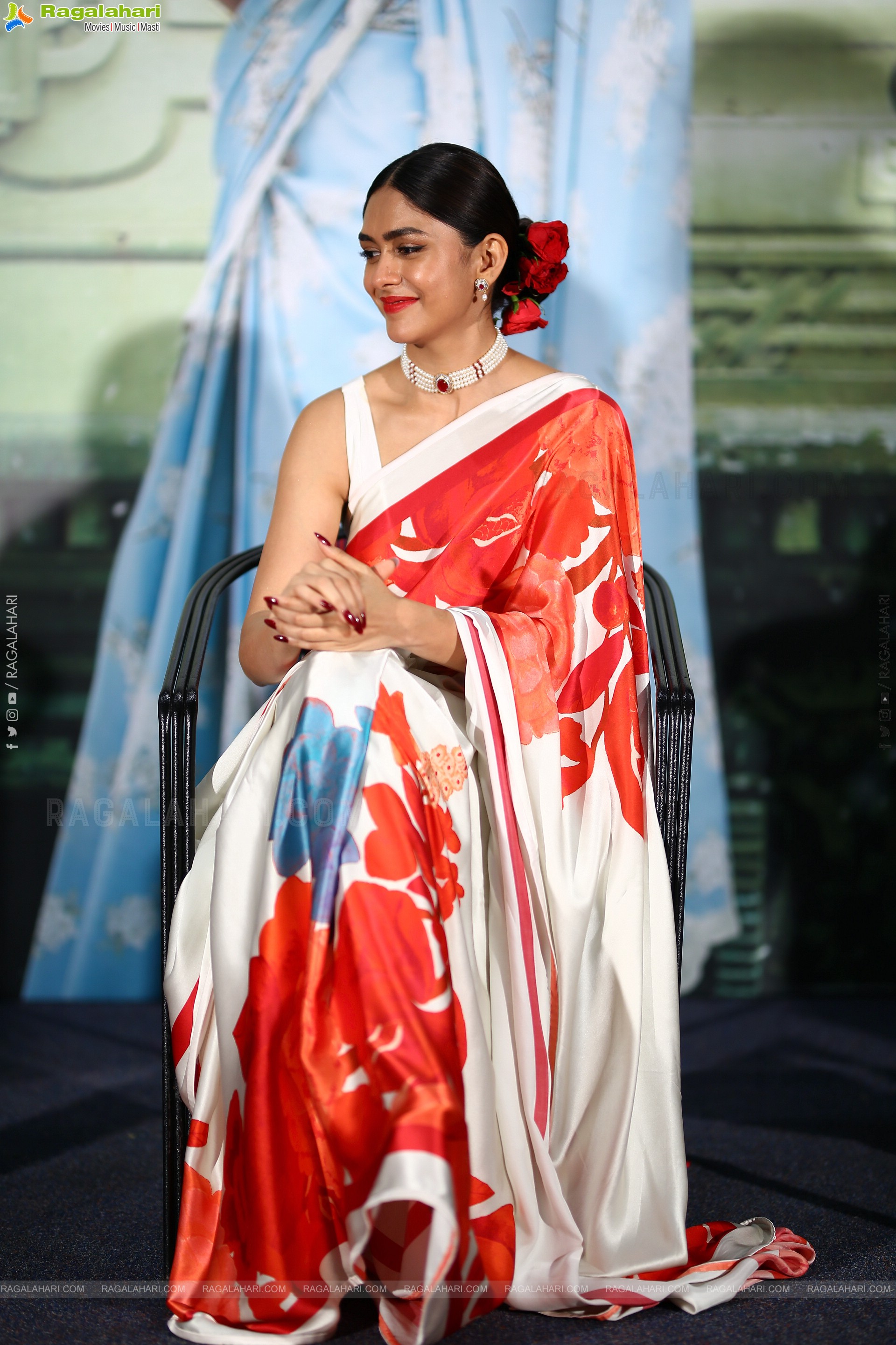 Mrunal Thakur at Sita Ramam Movie Song Launch, HD Photo Gallery