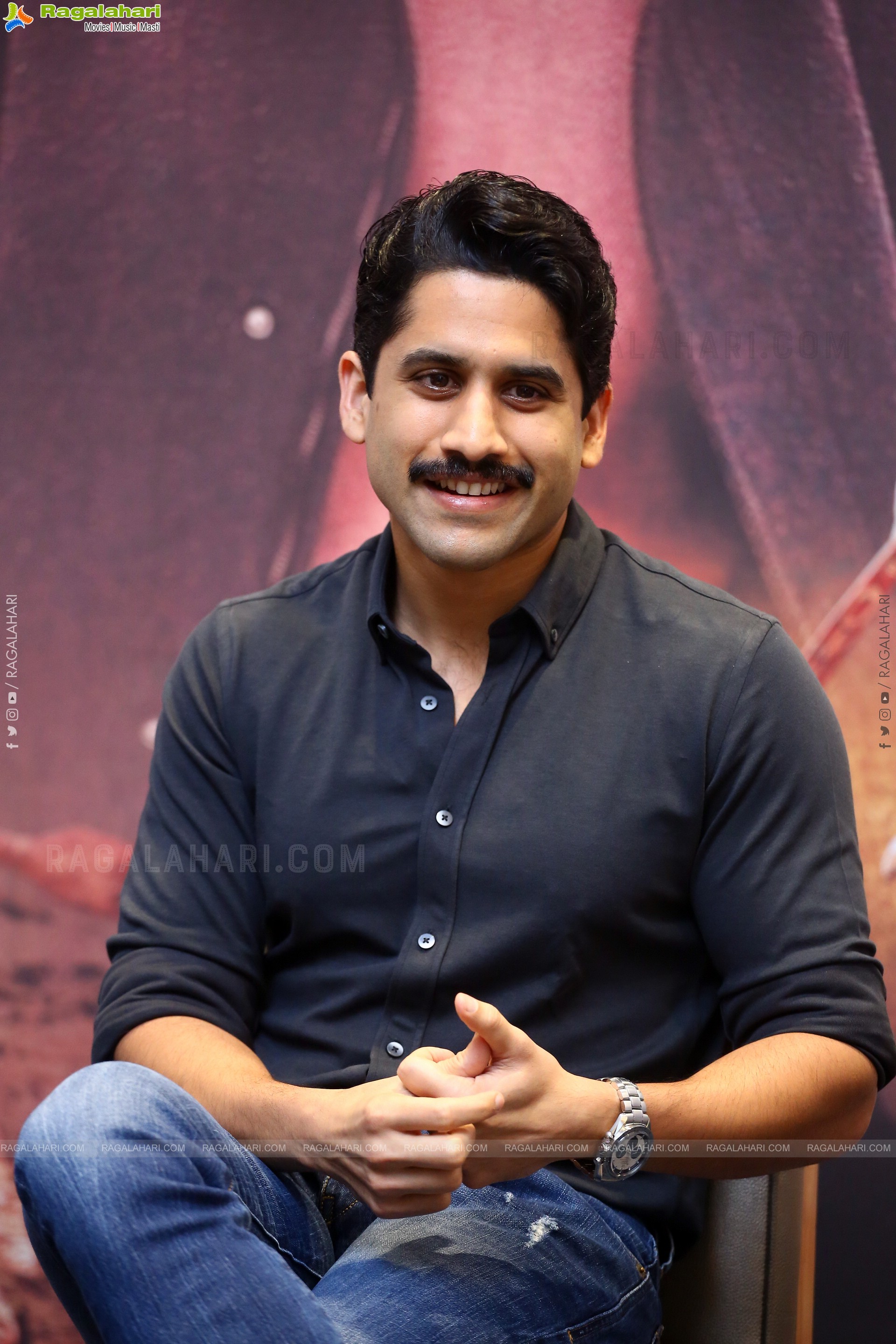 Naga Chaitanya Stills at Thank You Movie Interview, HD Photo Gallery