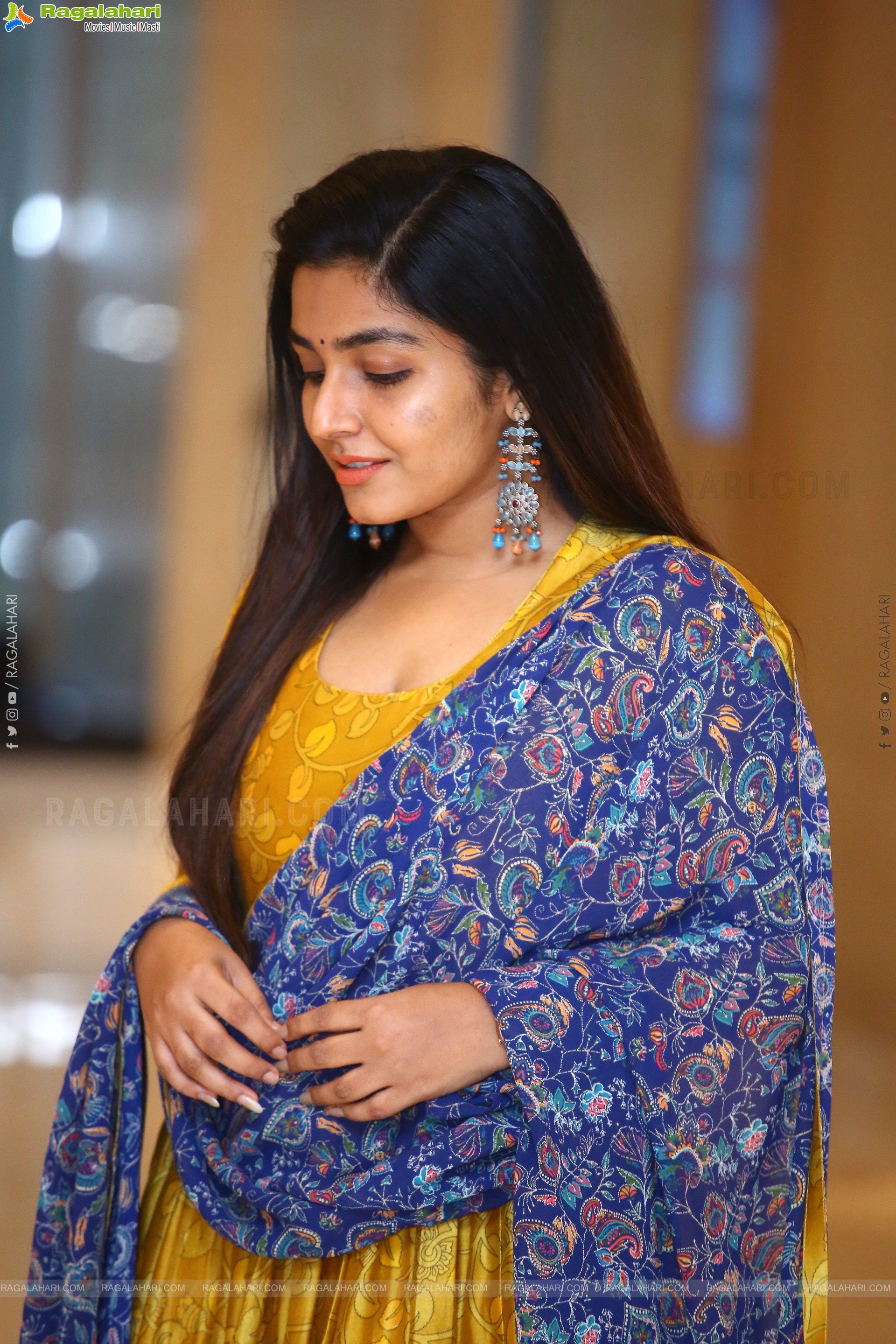 Rajisha Vijayan at Ramarao On Duty Movie Interview, HD Photo Gallery