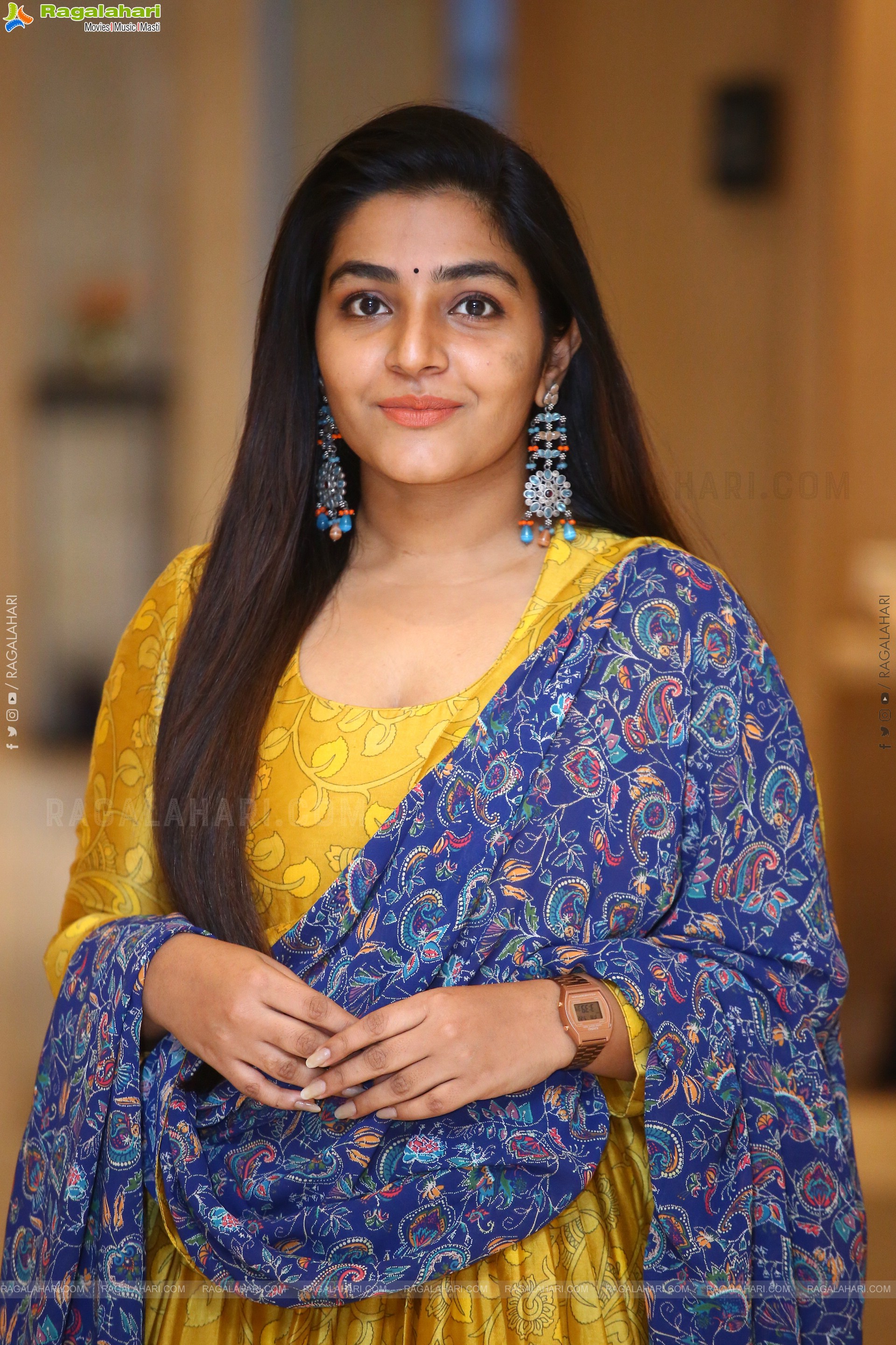 Rajisha Vijayan at Ramarao On Duty Movie Interview, HD Photo Gallery