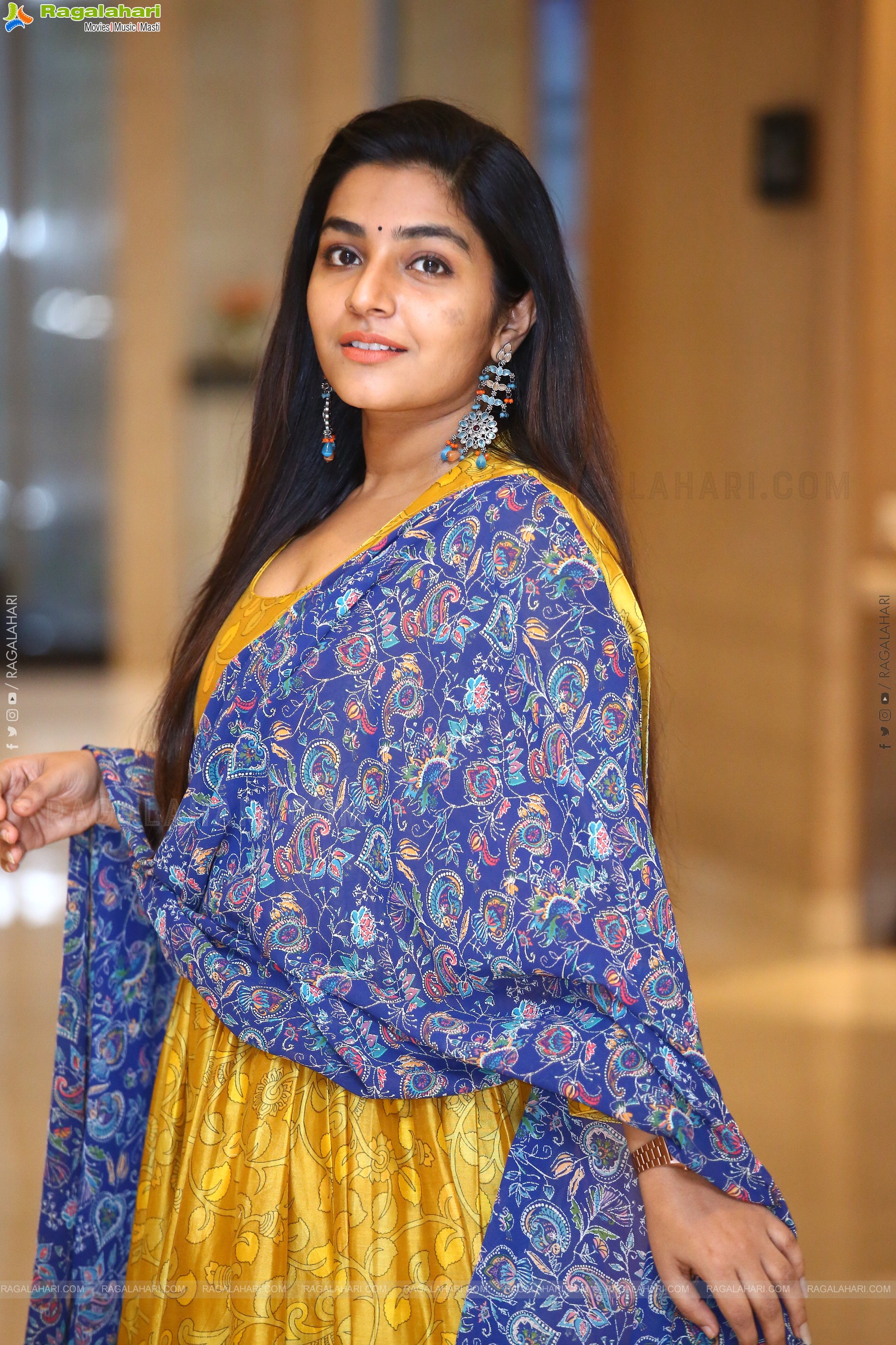 Rajisha Vijayan at Ramarao On Duty Movie Interview, HD Photo Gallery