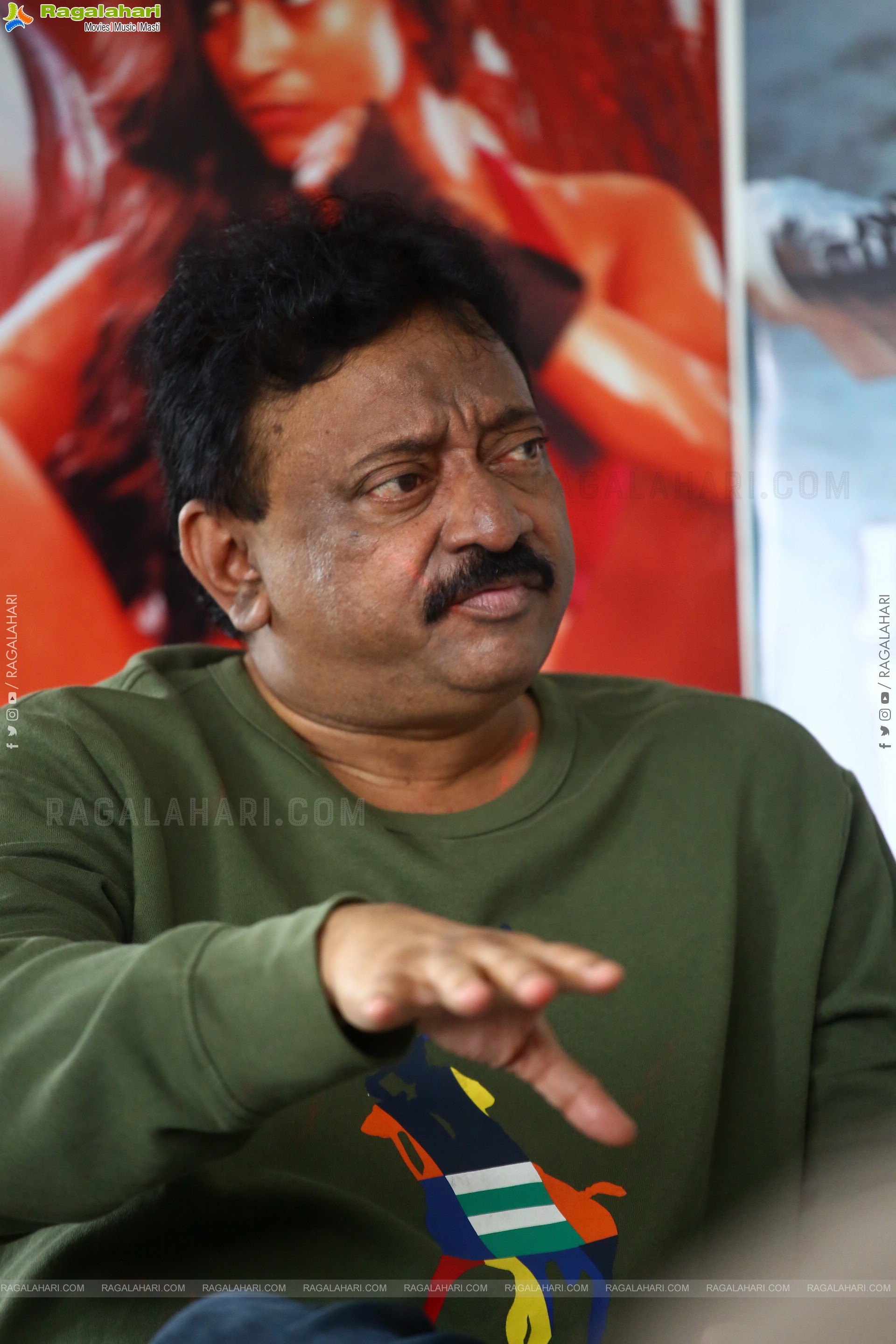 Director Ram Gopal Varma at Ladki Movie Interview, HD Photo Gallery