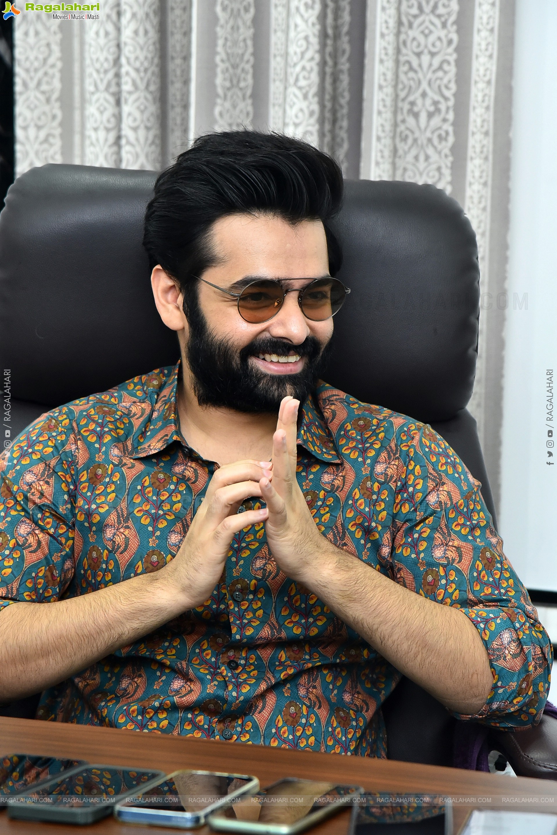 Ram Pothineni at The Warrior movie Interview, HD Photo Gallery