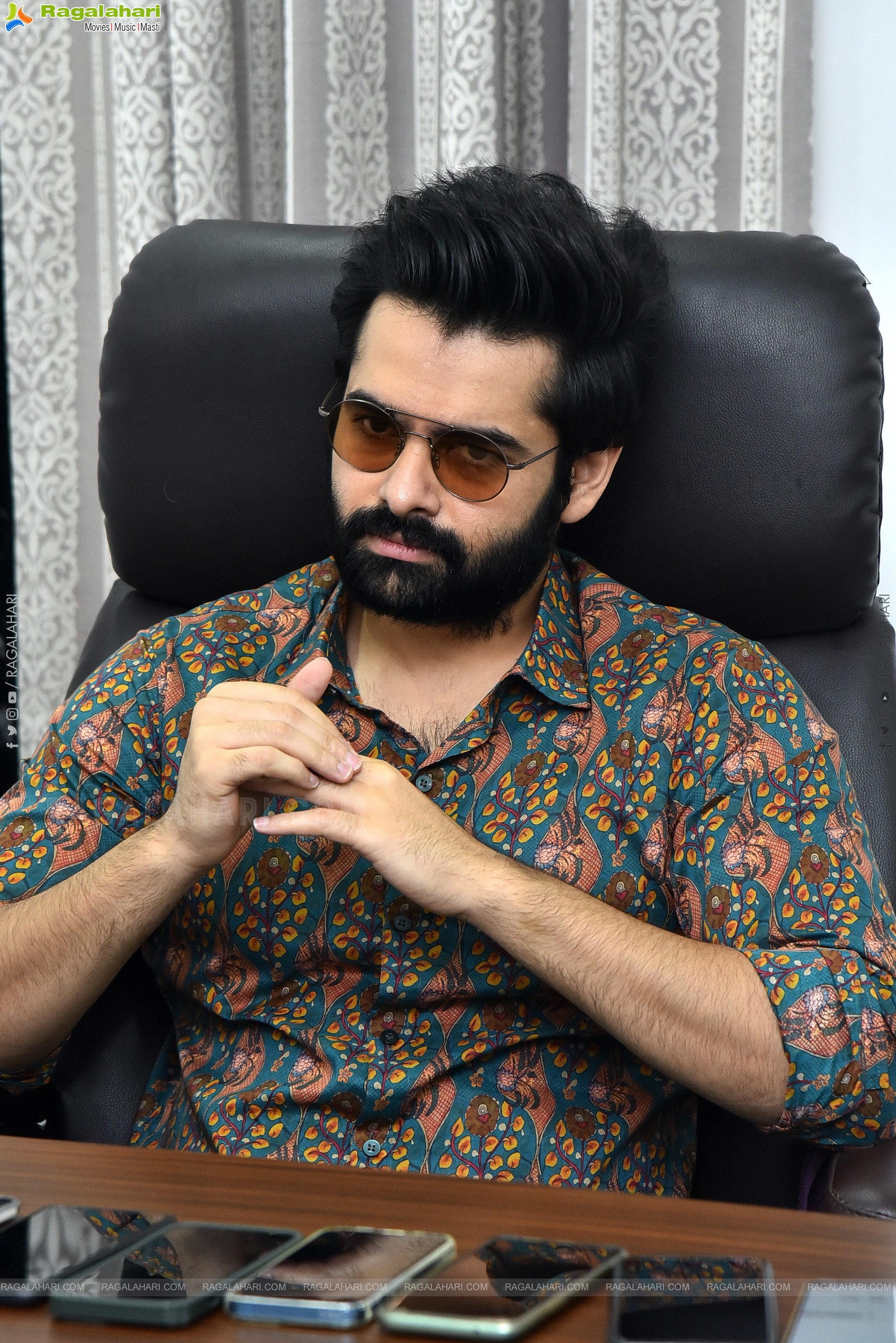 Ram Pothineni at The Warrior movie Interview, HD Photo Gallery